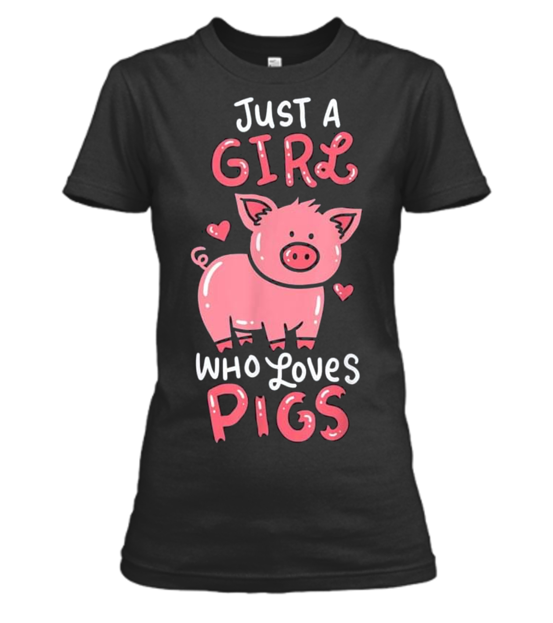 Pig T Piglet Hog Farm Anim Womens T-Shirt
