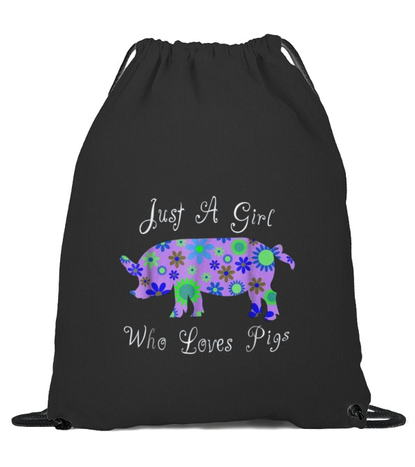 Pig T s For Girls - Cute ...Drawstring Bag Pig T s For Girls - Cute ...Drawstring Bag