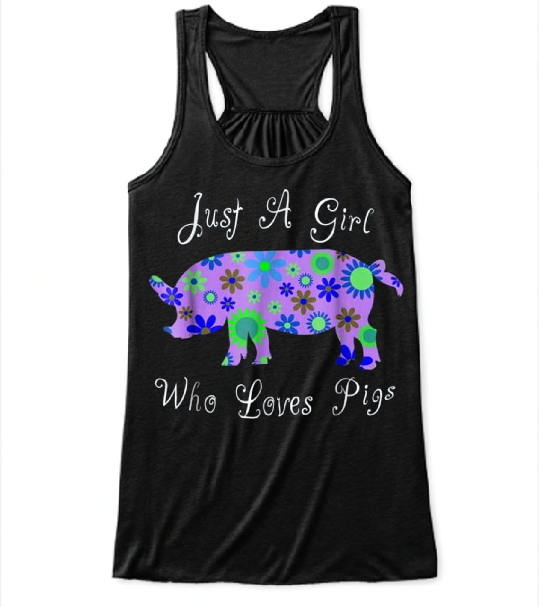 Pig T s For Girls - Cute ...Flowy Tank Top 