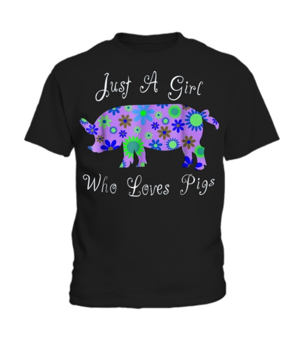 Pig T s For Girls - Cute Floral Pi Toddler T-Shirt Pig T s For Girls - Cute Floral Pi Toddler T-Shirt