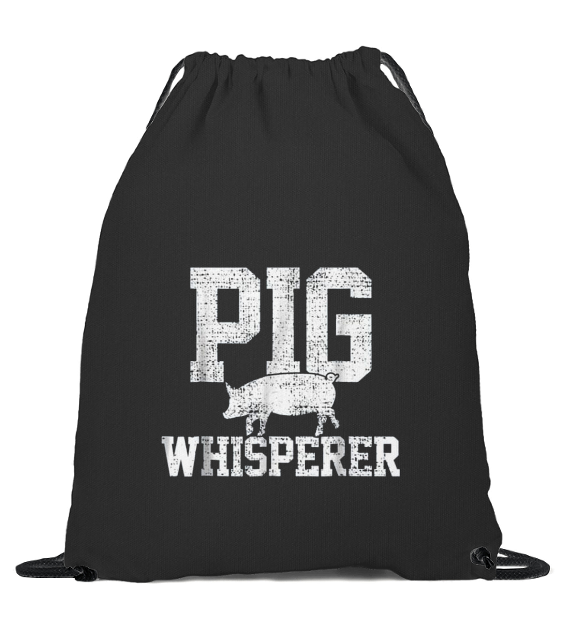 Pig Whisperer Farmer Farm T Drawstring Bag 