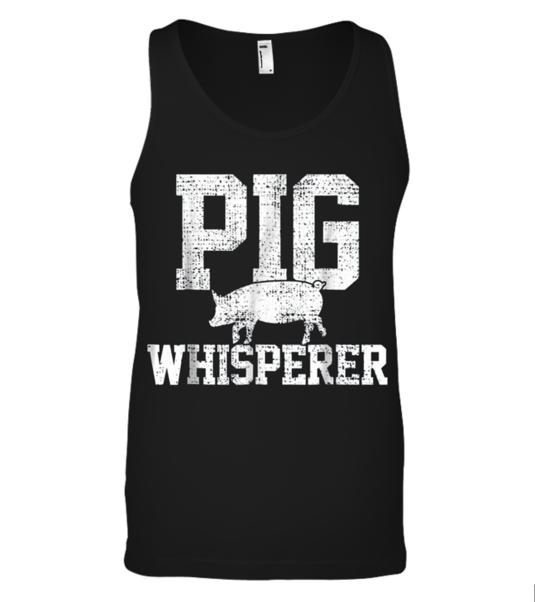 Pig Whisperer Farmer Farm T Tank Top