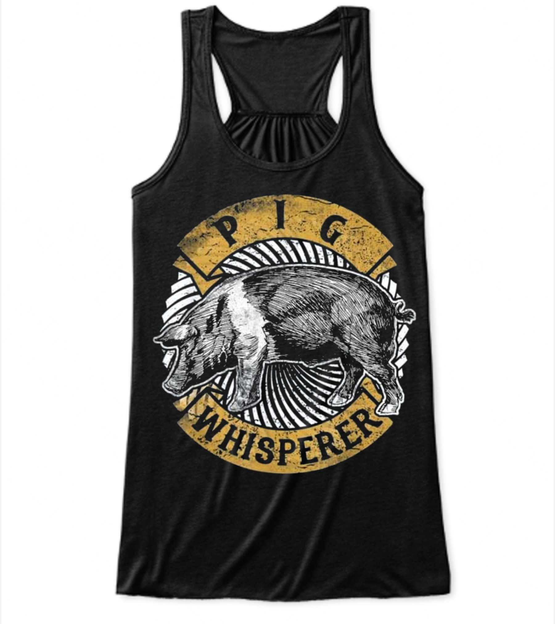 Pig Whisperer Love Pigs F...Flowy Tank Top 