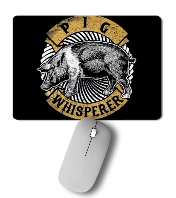 Pig Whisperer Love Pigs Farme Mousepad Pig Whisperer Love Pigs Farme Mousepad