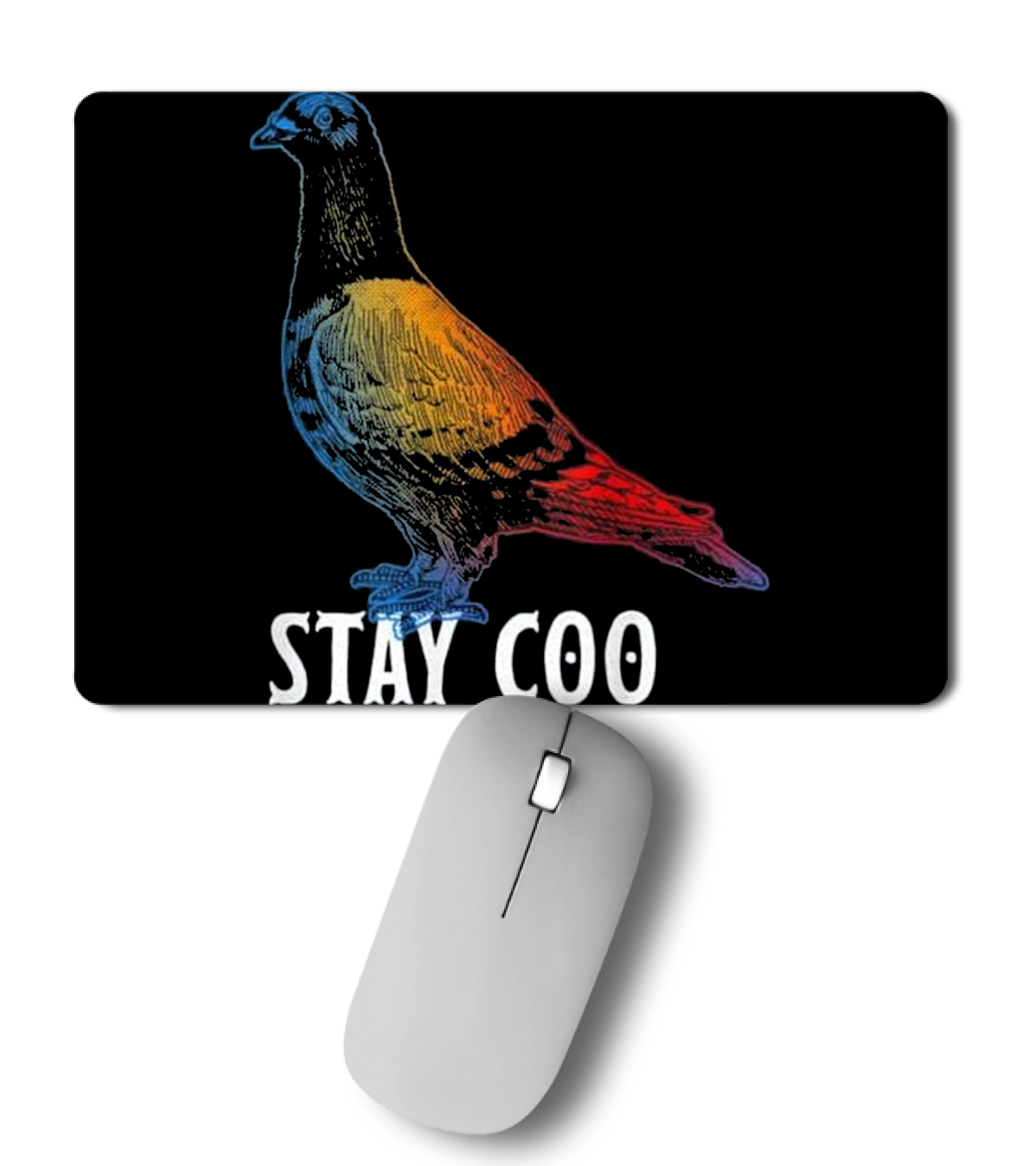 Pigeon Stay Coo Funny T Love Pigeon Mousepad