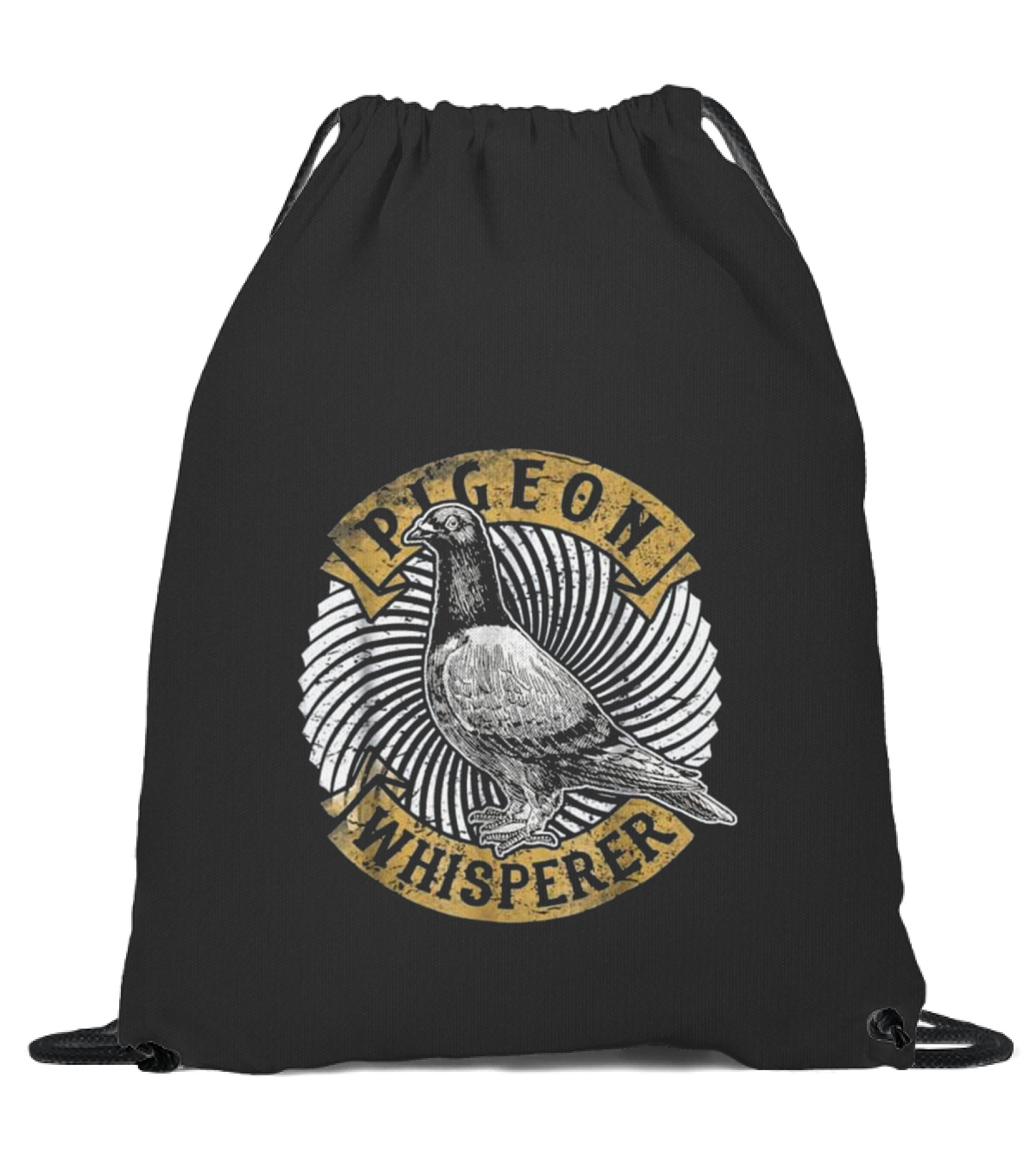 Pigeon Whisperer Love Pig...Drawstring Bag Pigeon Whisperer Love Pig...Drawstring Bag