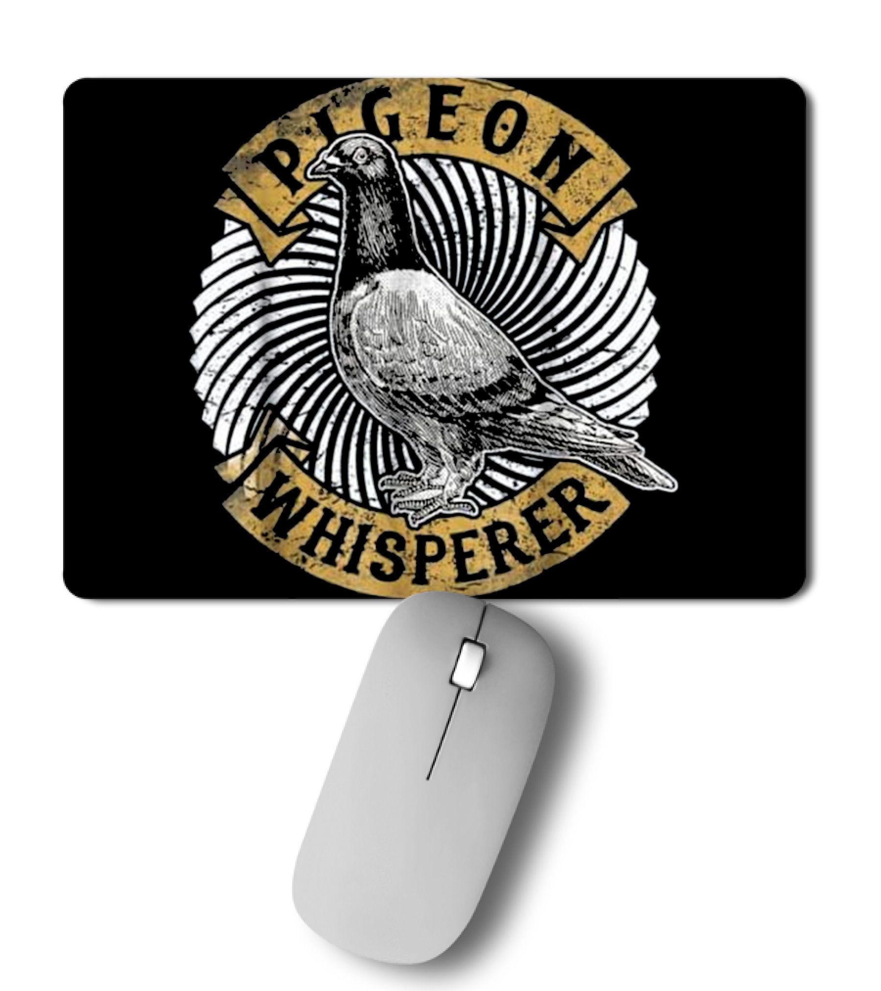 Pigeon Whisperer Love Pigeons Mousepad