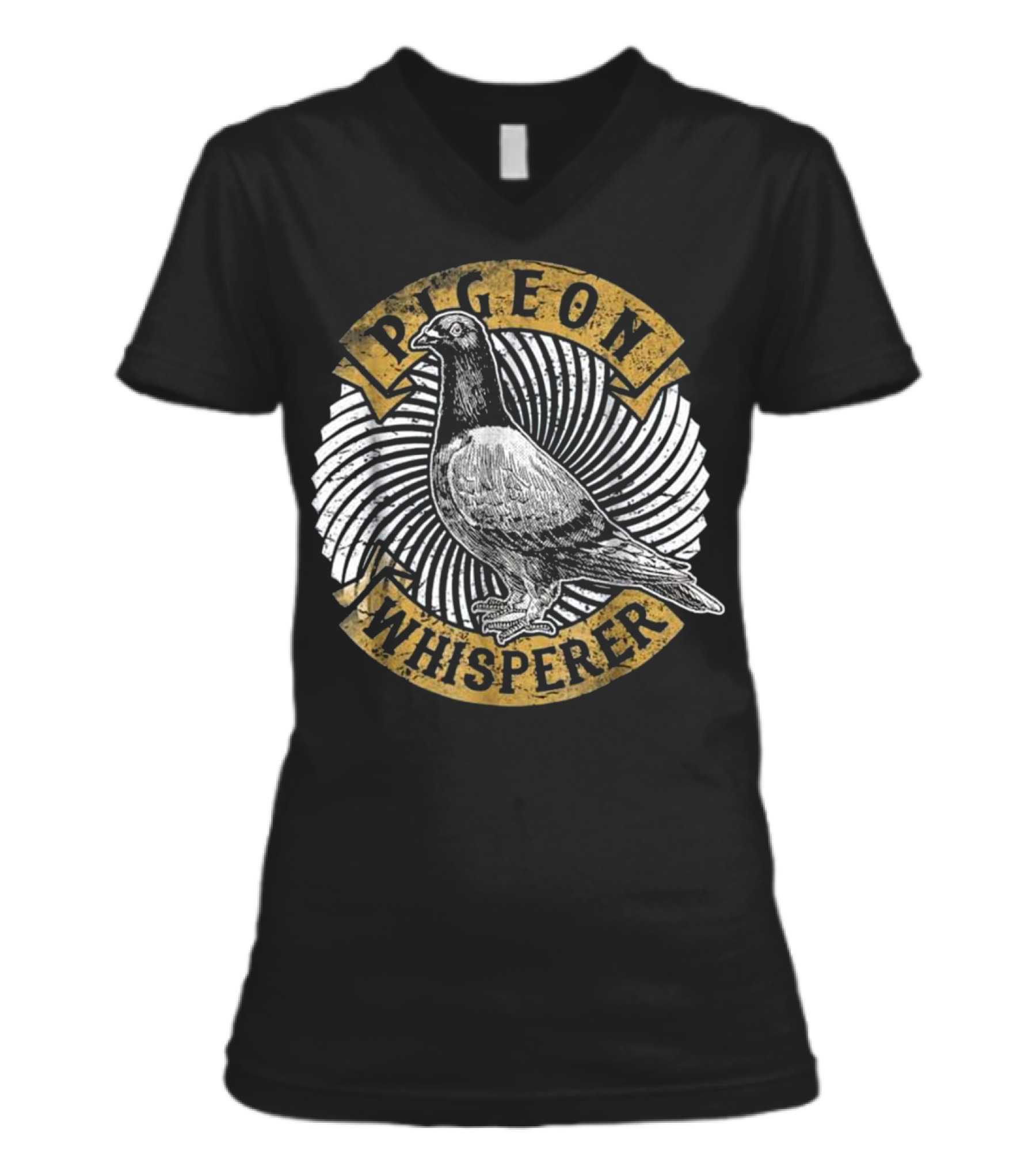 Pigeon Whisperer Love Pigeons V-Neck Womens T-Shirt