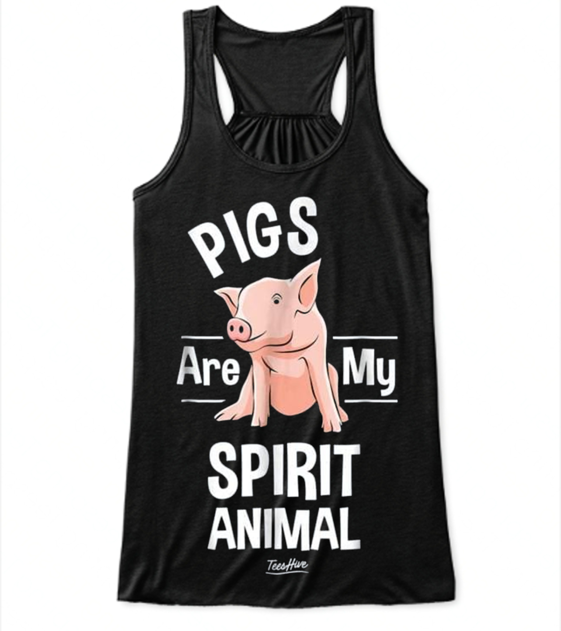 Pigs Are My Spirit Animal Pig Farmer Funny Flowy Tank Top Pigs Are My Spirit Animal Pig Farmer Funny Flowy Tank Top