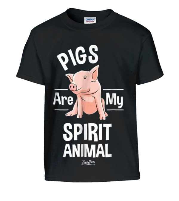 Pigs Are My Spirit Animal Pig Farmer Funny Kids T-Shirt Pigs Are My Spirit Animal Pig Farmer Funny Kids T-Shirt