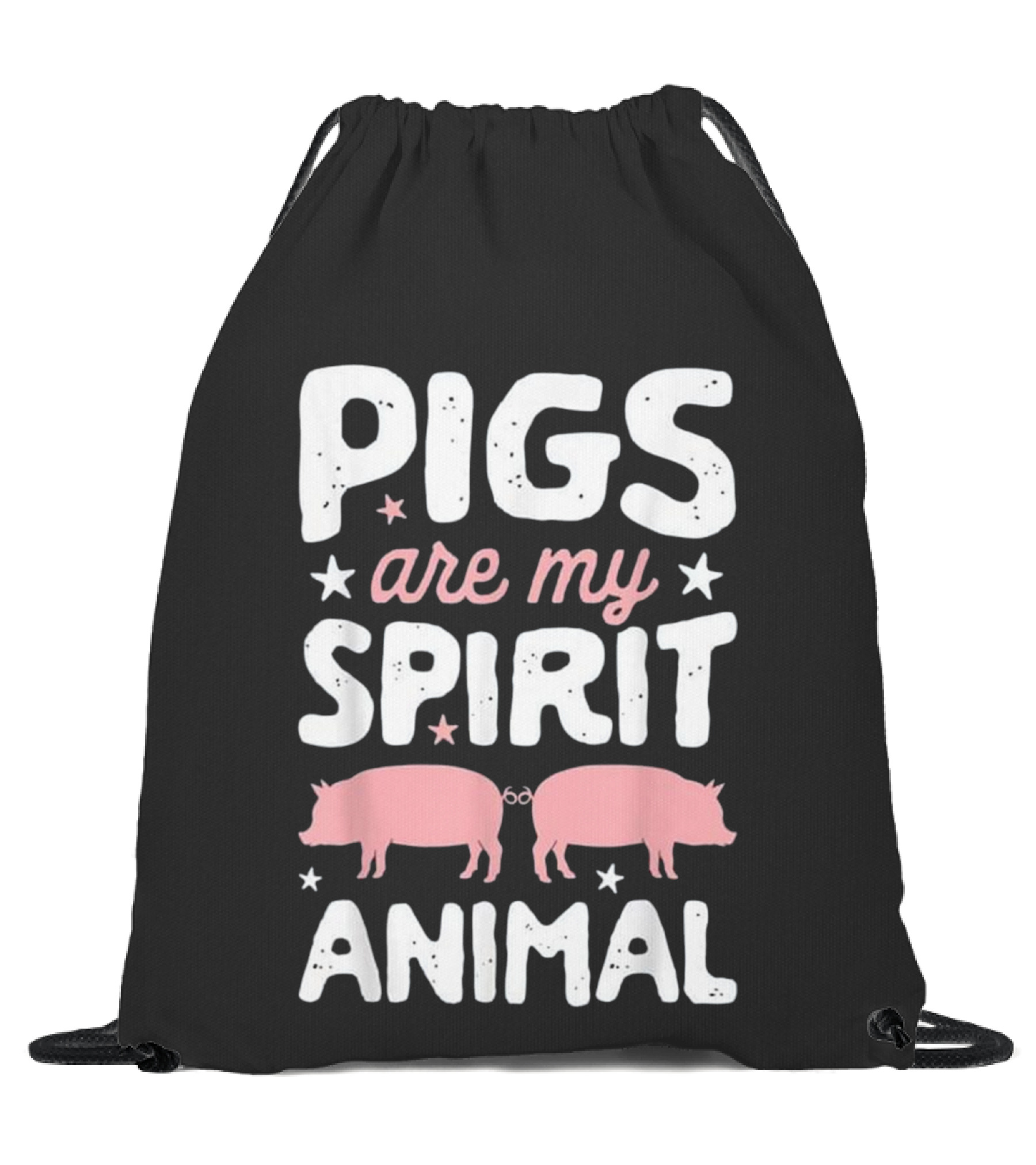 Pigs Are My Spirit Animal...Drawstring Bag 
