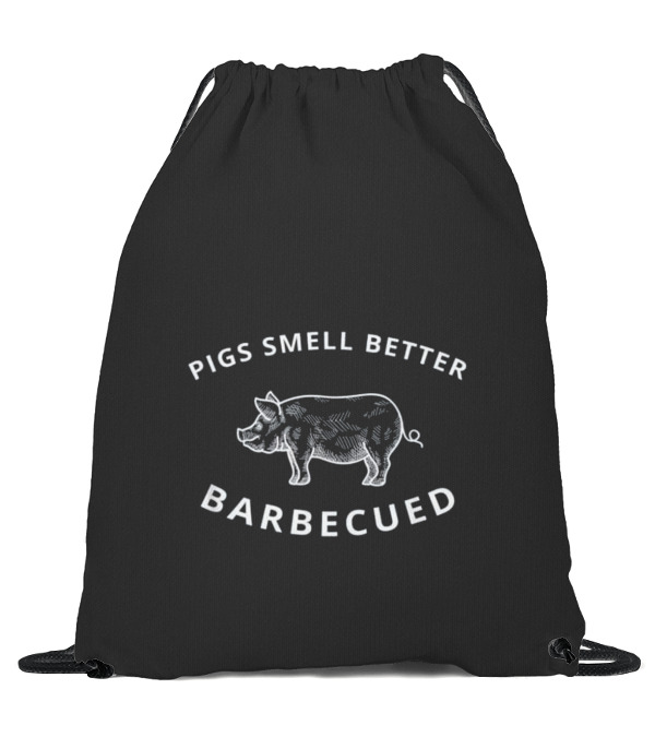 Pigs Smell Better Barbecu...Drawstring Bag Pigs Smell Better Barbecu...Drawstring Bag