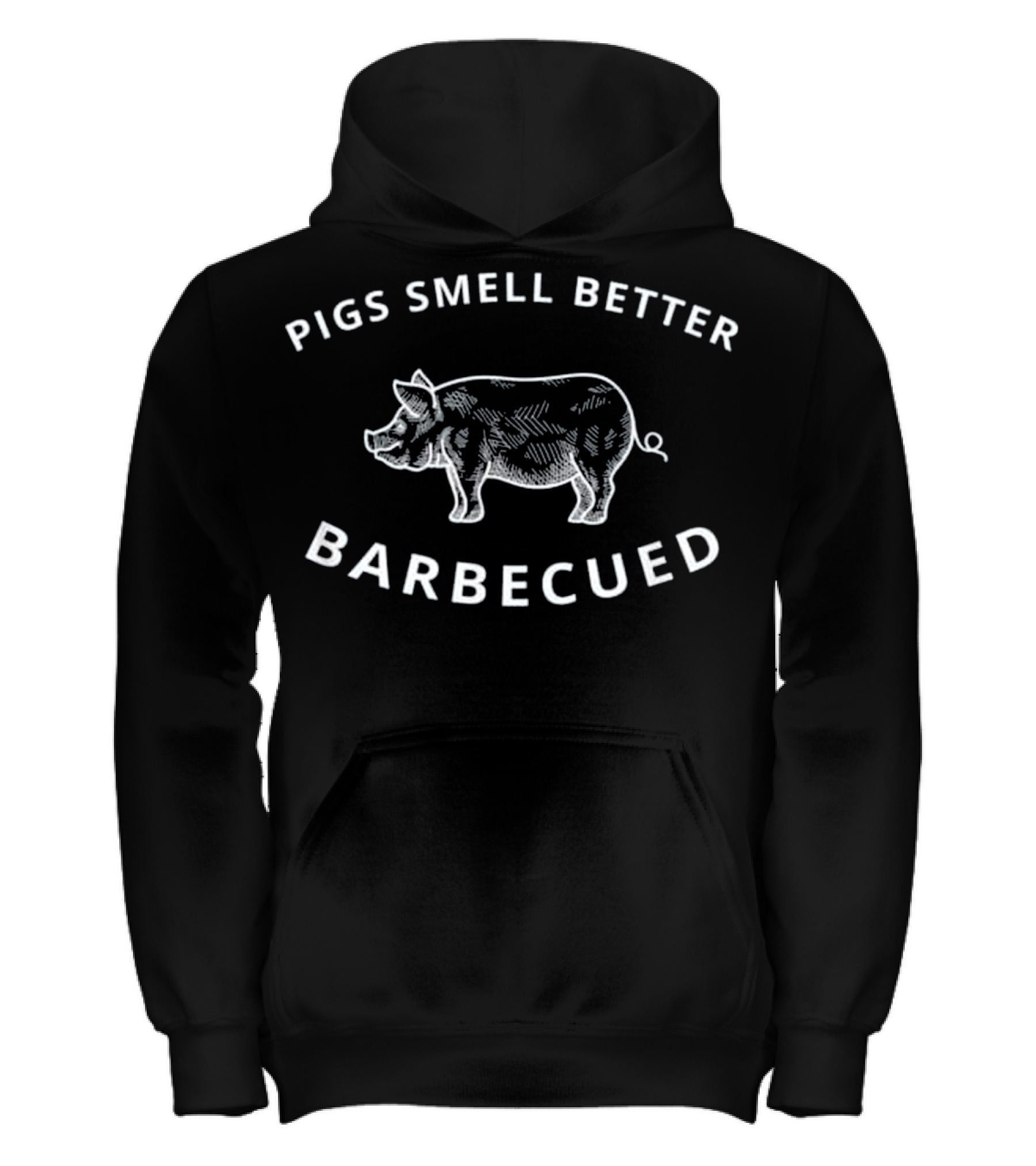 Pigs Smell Better Barbecued BBQ Grillin Kids Hoodie