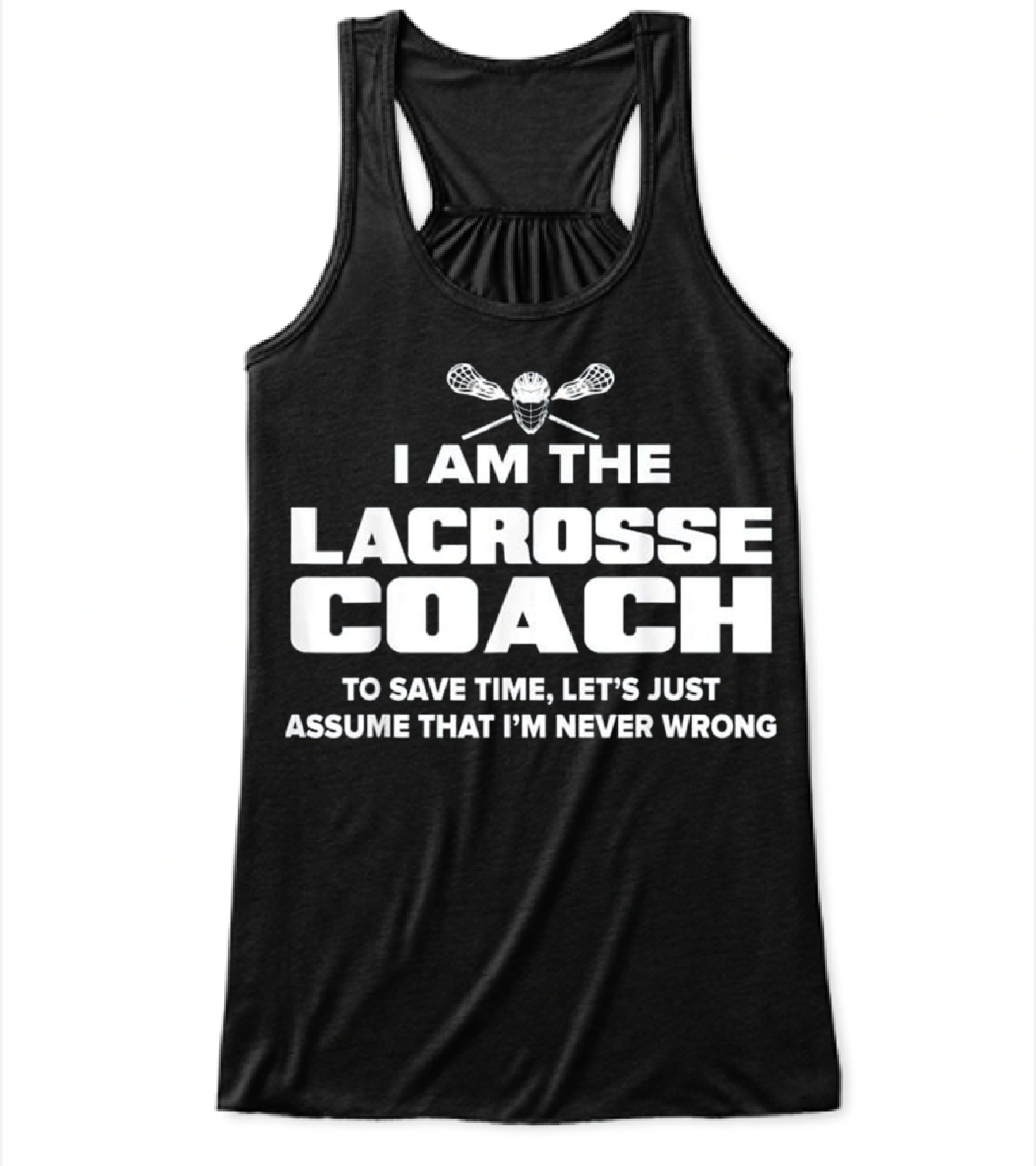 Lacrosse Coach Funny Gift Flowy Tank Top Lacrosse Coach Funny Gift Flowy Tank Top