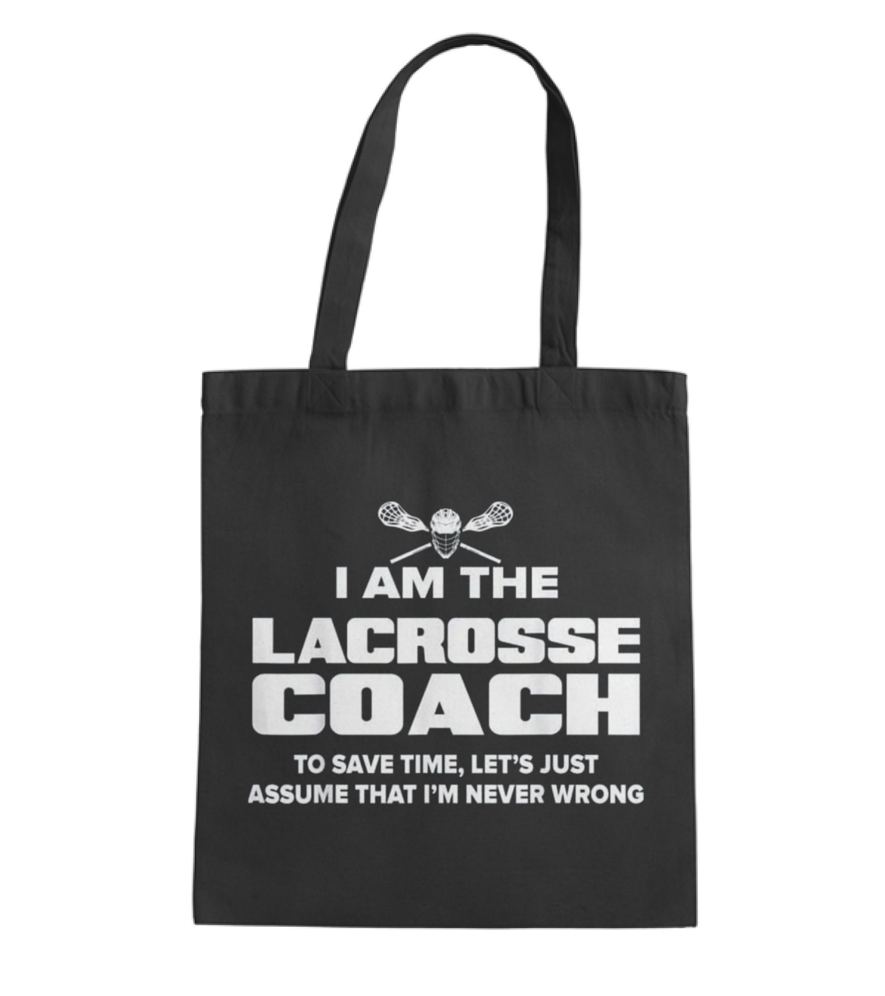 Lacrosse Coach Funny Gift Tote Bag