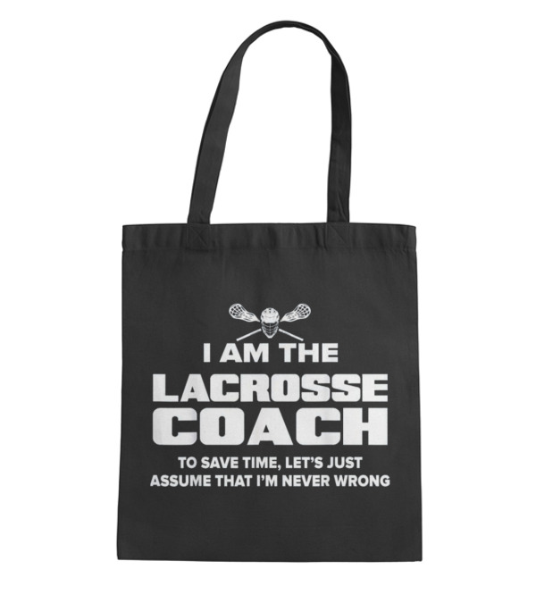 Lacrosse Coach Funny Gift Tote Bag Lacrosse Coach Funny Gift Tote Bag