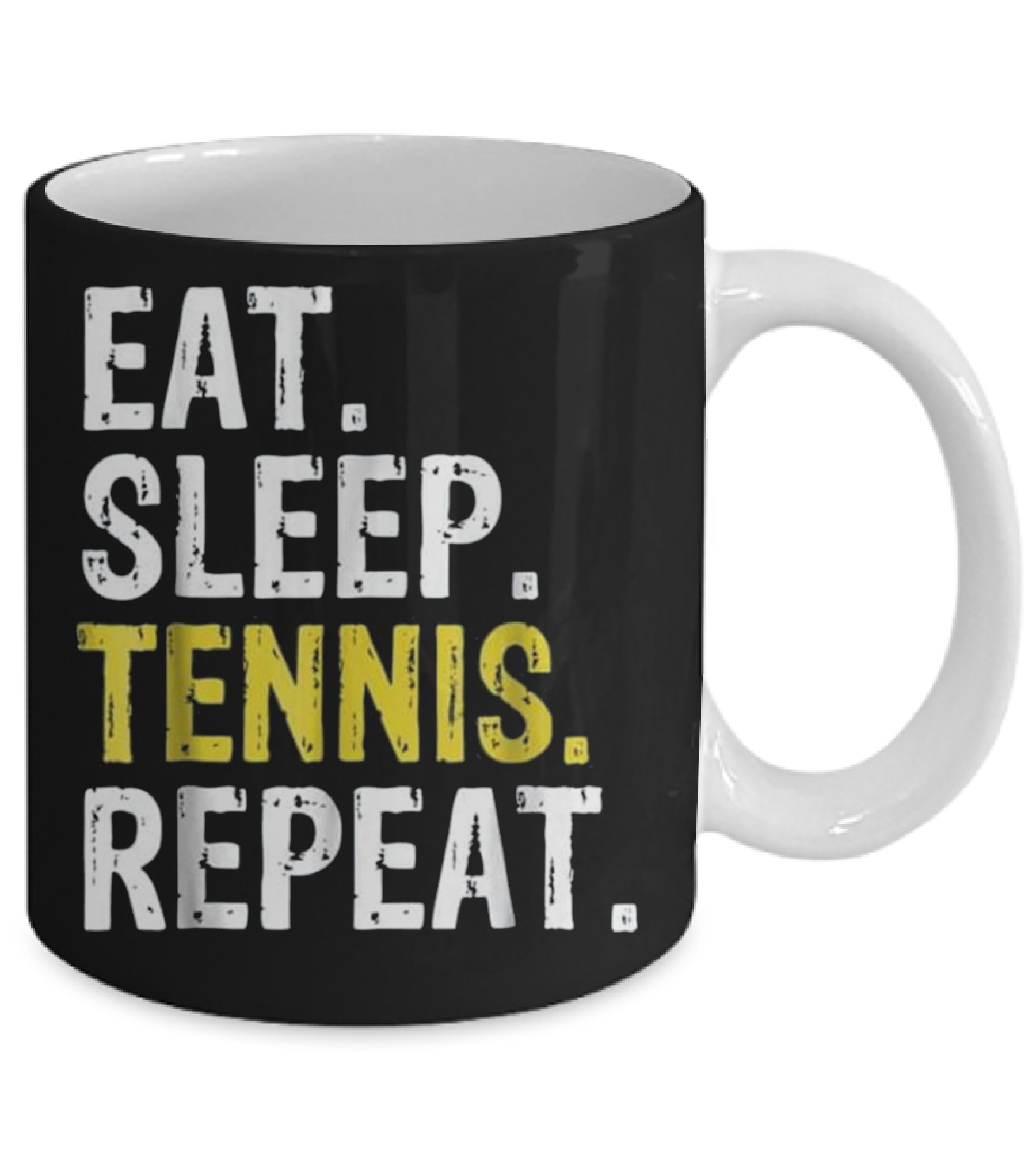 Eat Sleep Tennis Repeat Gift Mug