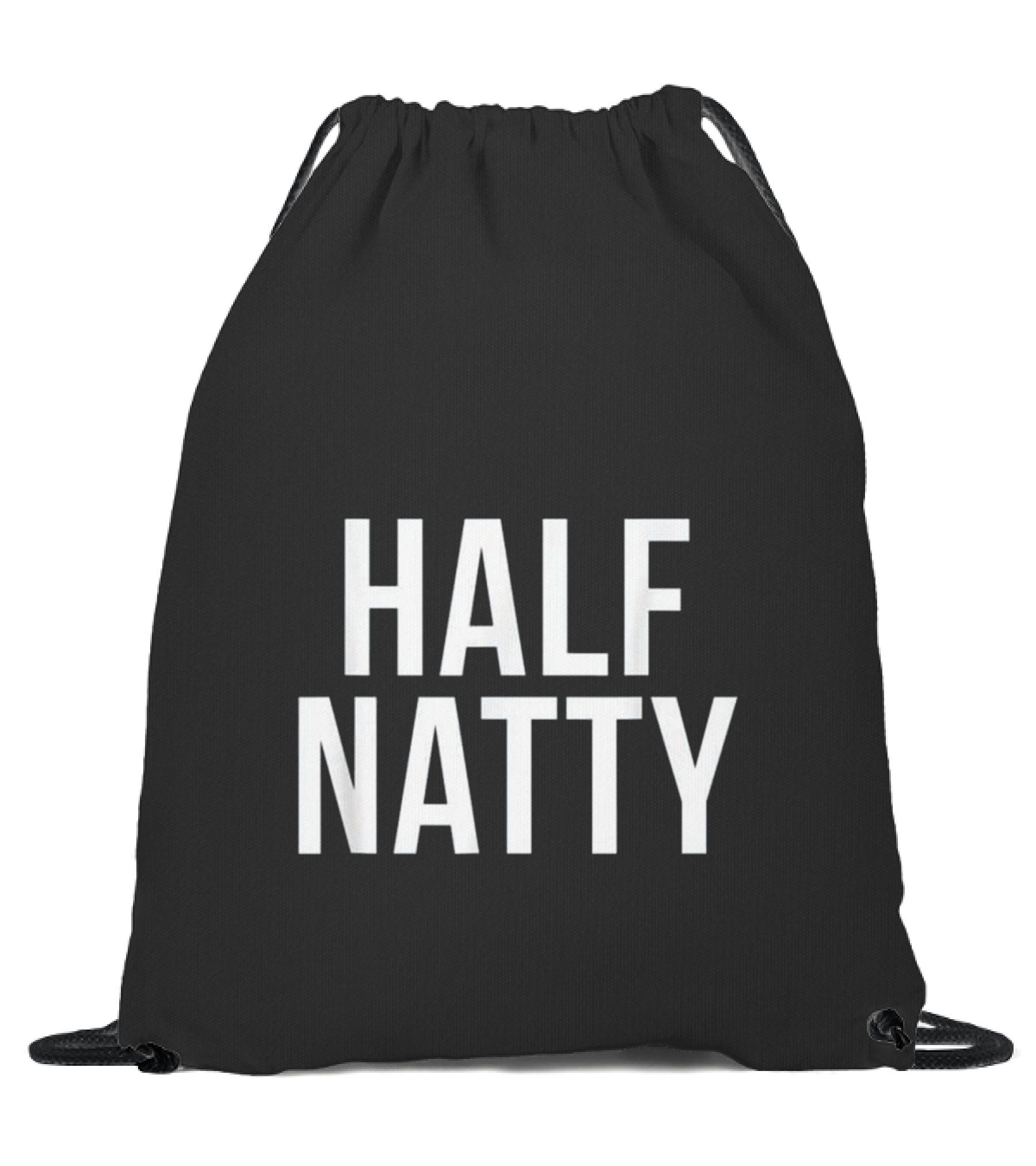 Half Natty Funny Fitness ...Drawstring Bag 