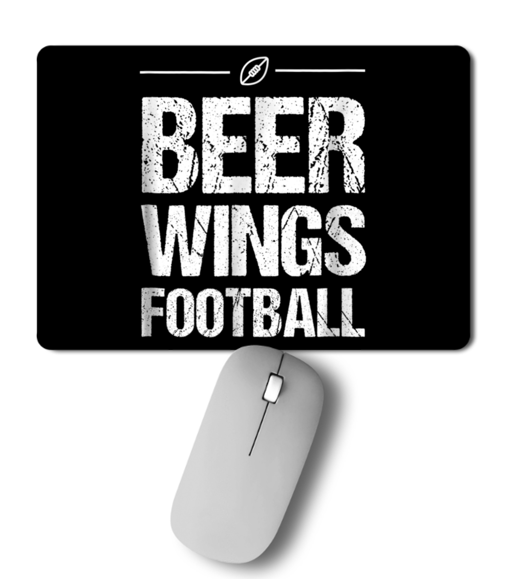 Beer Wings Football Mousepad
