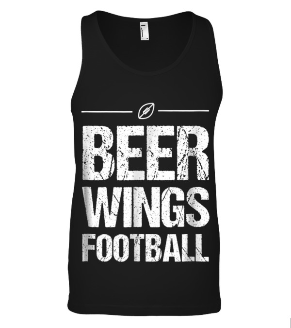 Beer Wings Football Tank Top Beer Wings Football Tank Top