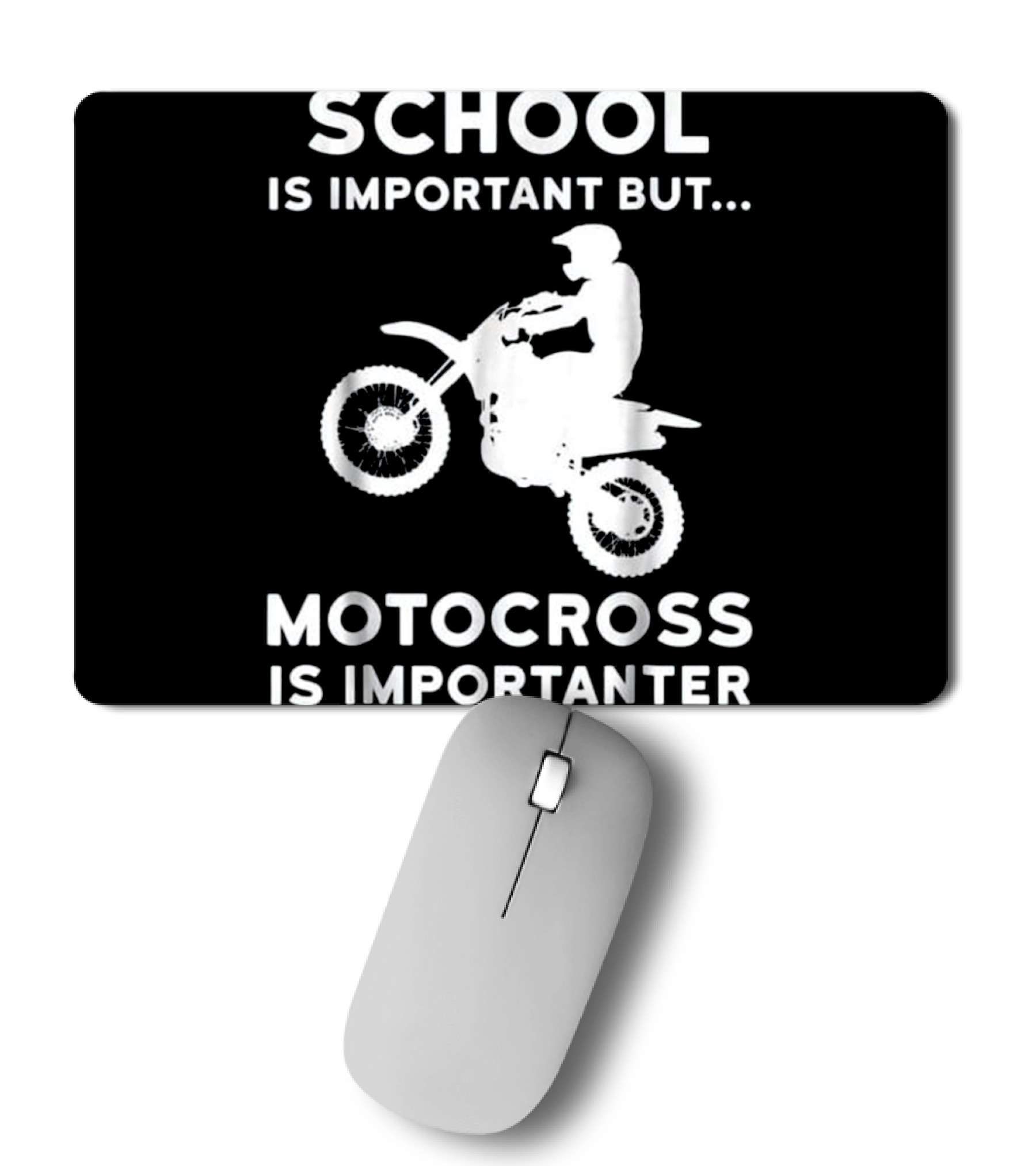 Funny Graduation Gift for Dirtbike Mo Mousepad