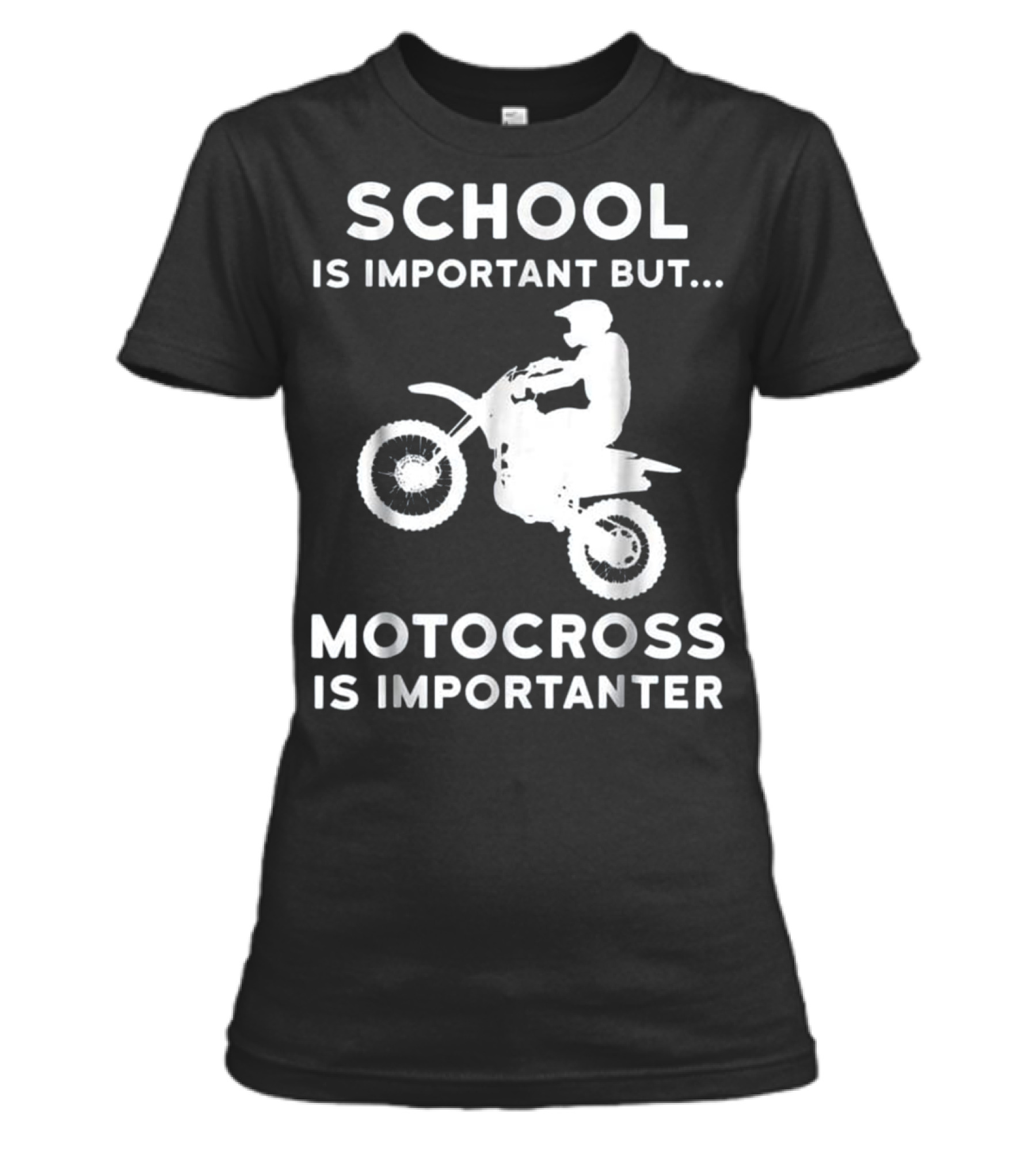 Funny Graduation Gift for Dirtbike Mo Womens T-Shirt
