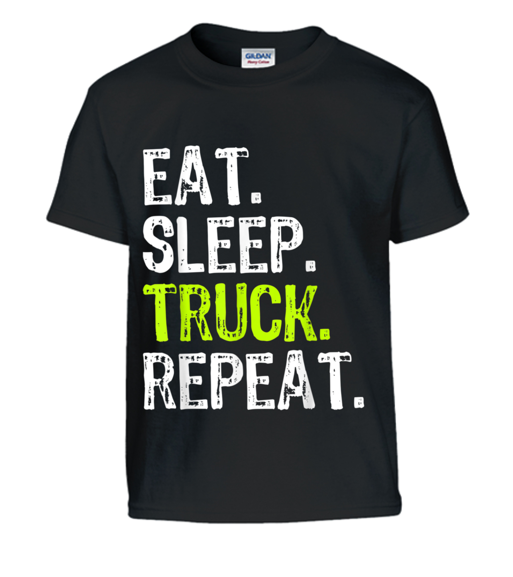 Eat Sleep Truck Repeat Trucker Driver Fun Kids T-Shirt
