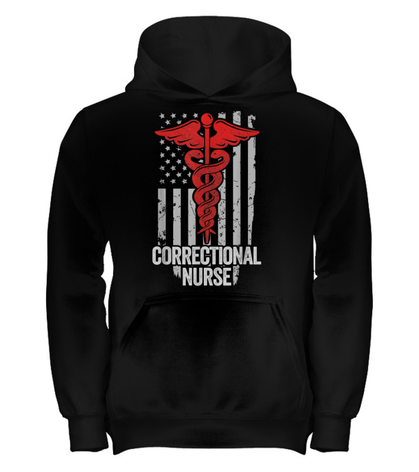 Correctional Nurse Apparel, American Kids Hoodie Correctional Nurse Apparel, American Kids Hoodie