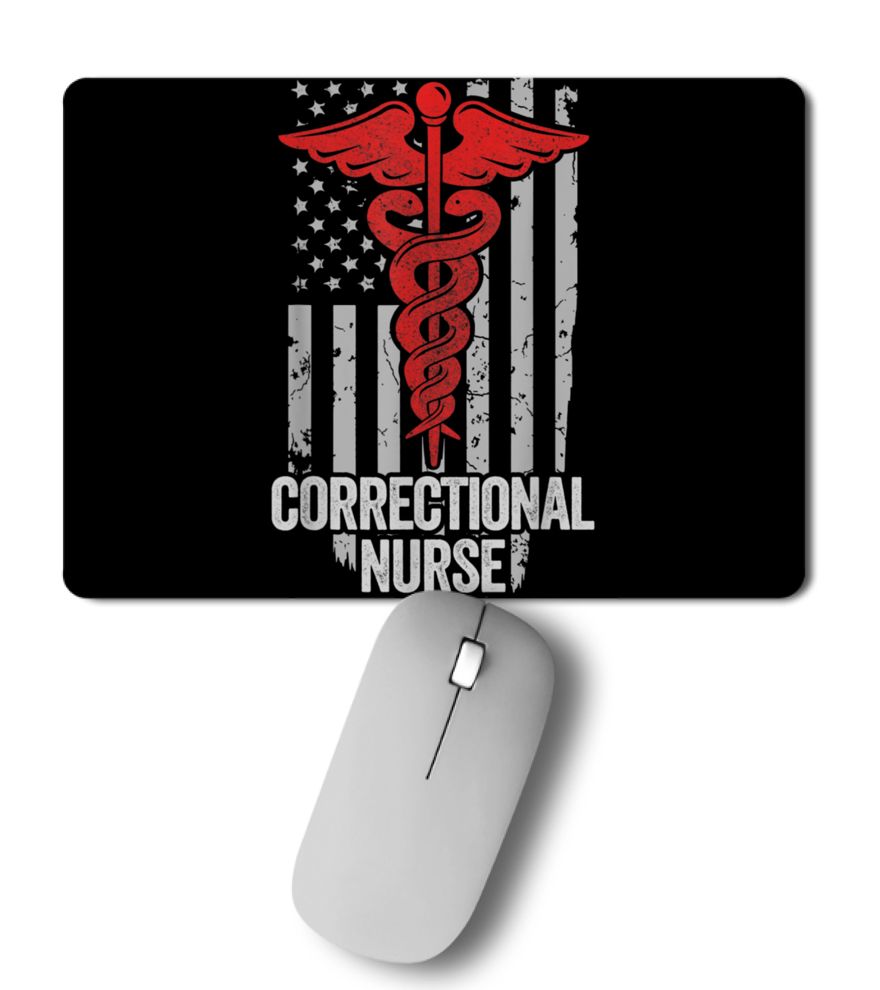 Correctional Nurse Apparel, American Mousepad