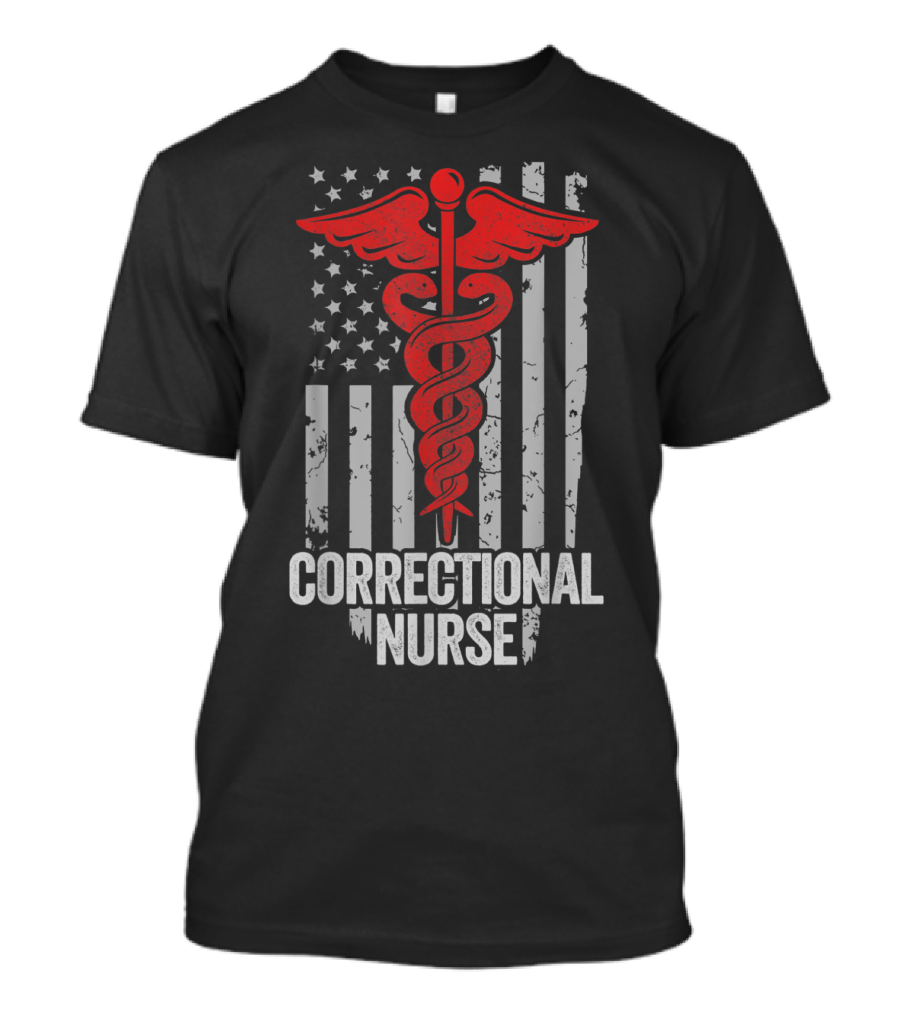 Correctional Nurse Apparel, American T-Shirt