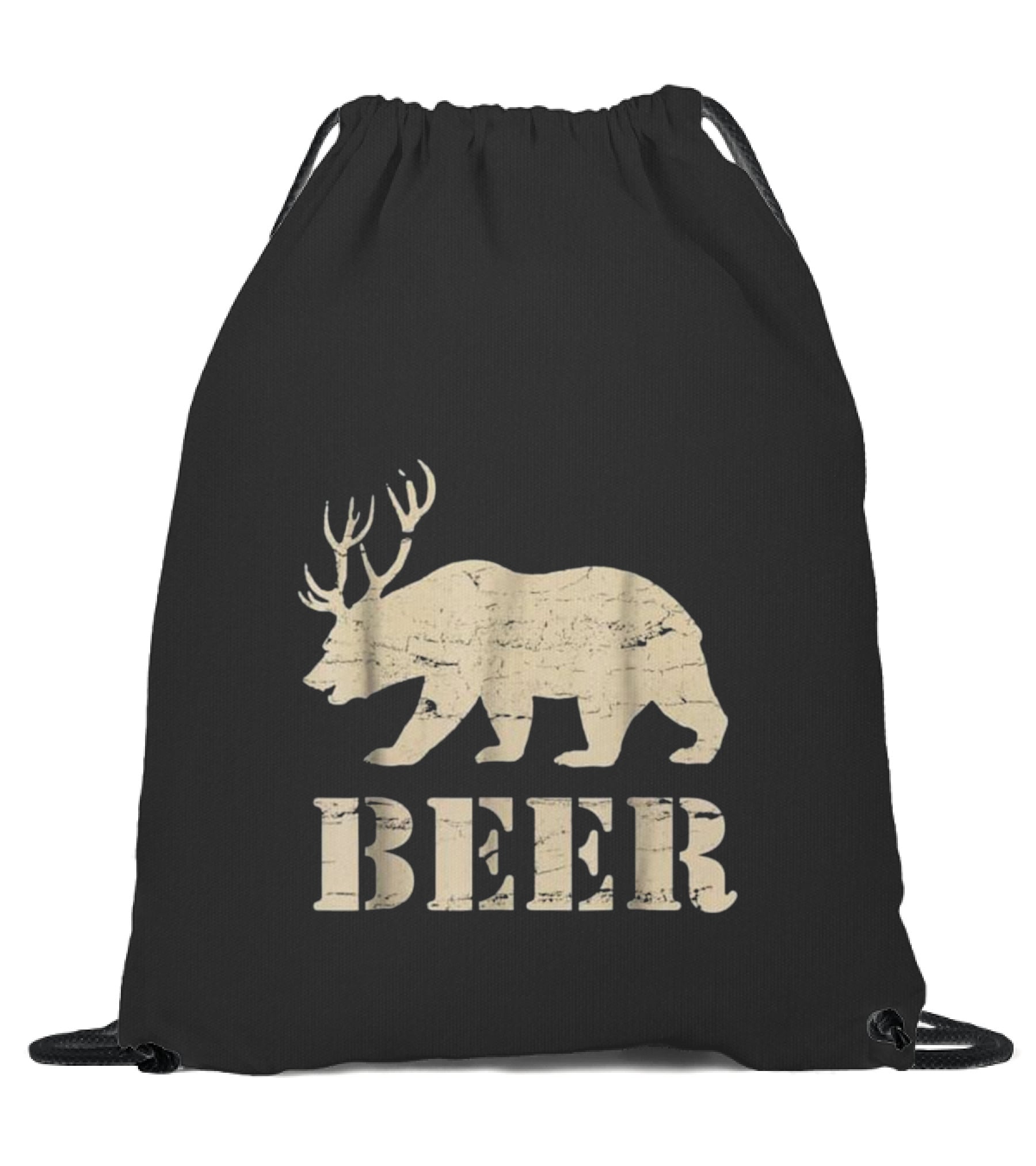 Beer, Bear, Deer, IPA, Pub Beer Drawstring Bag Beer, Bear, Deer, IPA, Pub Beer Drawstring Bag