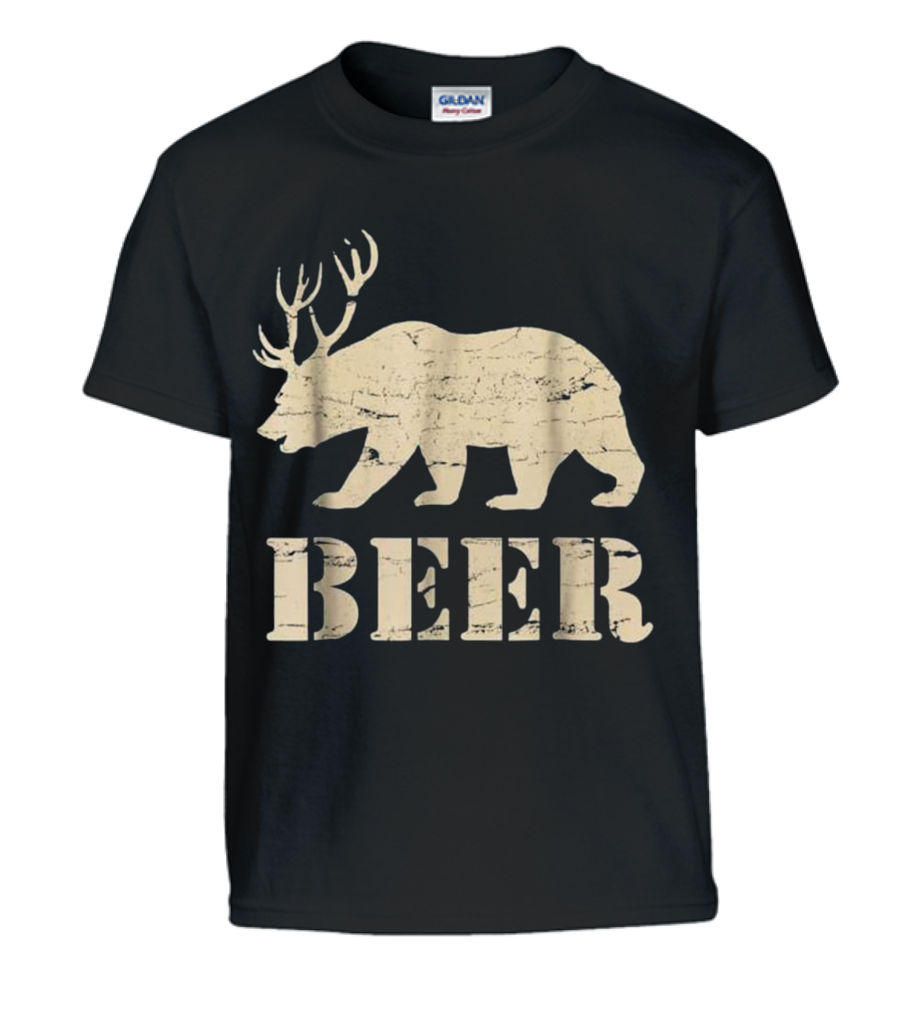 Beer, Bear, Deer, IPA, Pub Beer Kids T-Shirt