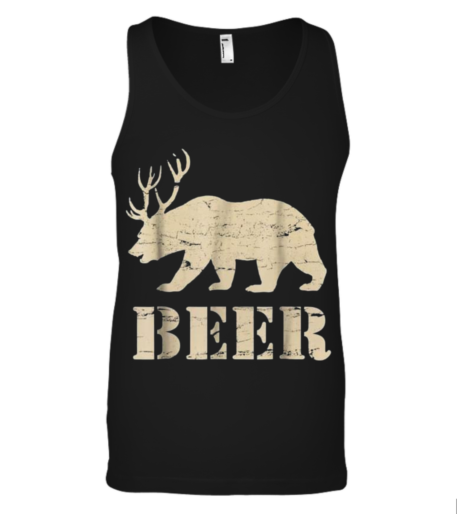 Beer, Bear, Deer, IPA, Pub Beer Tank Top