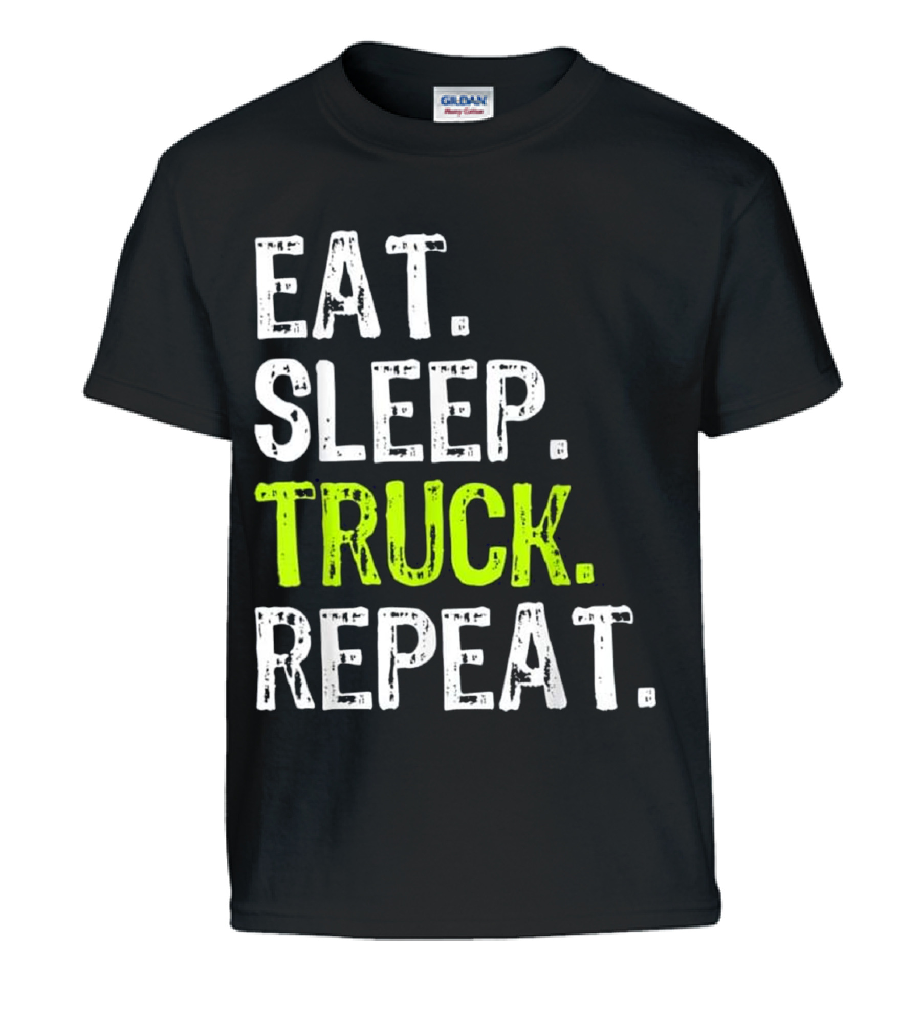 Eat Sleep Truck Repeat Trucker Gift Kids T-Shirt