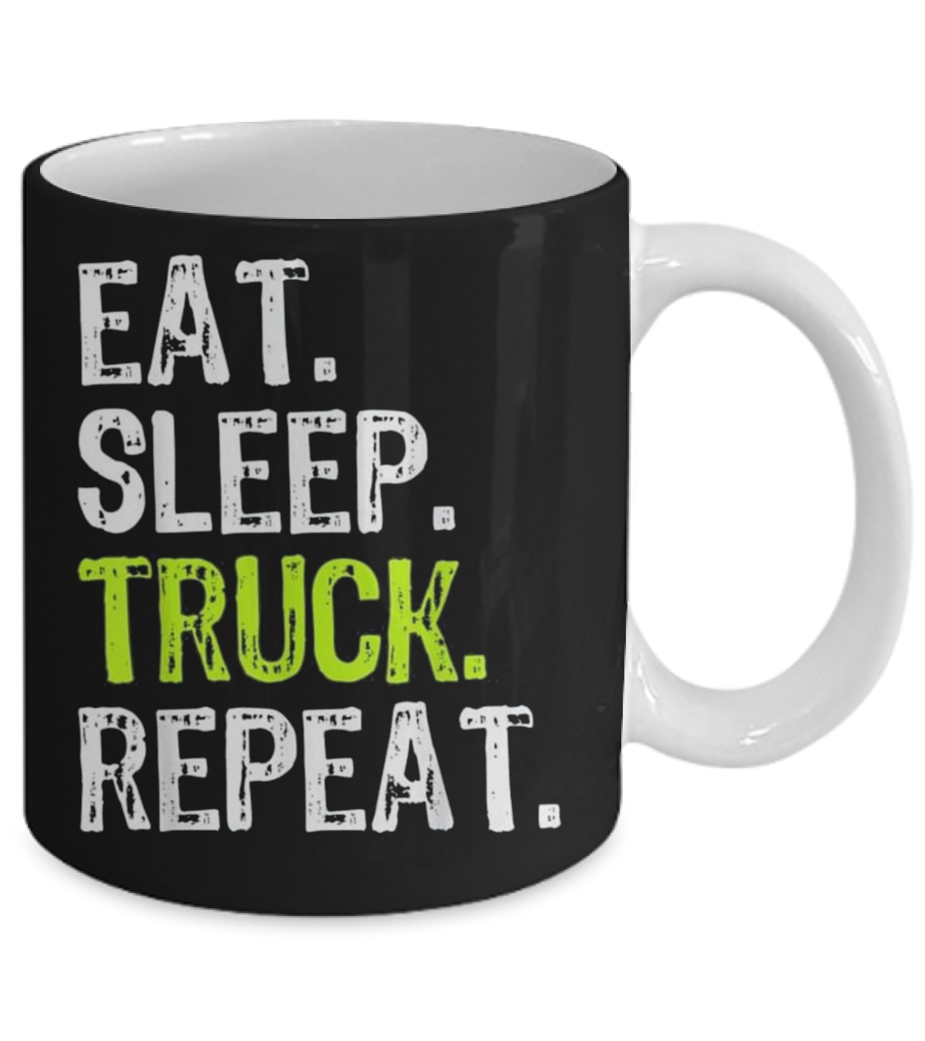 Eat Sleep Truck Repeat Trucker Gift Mug