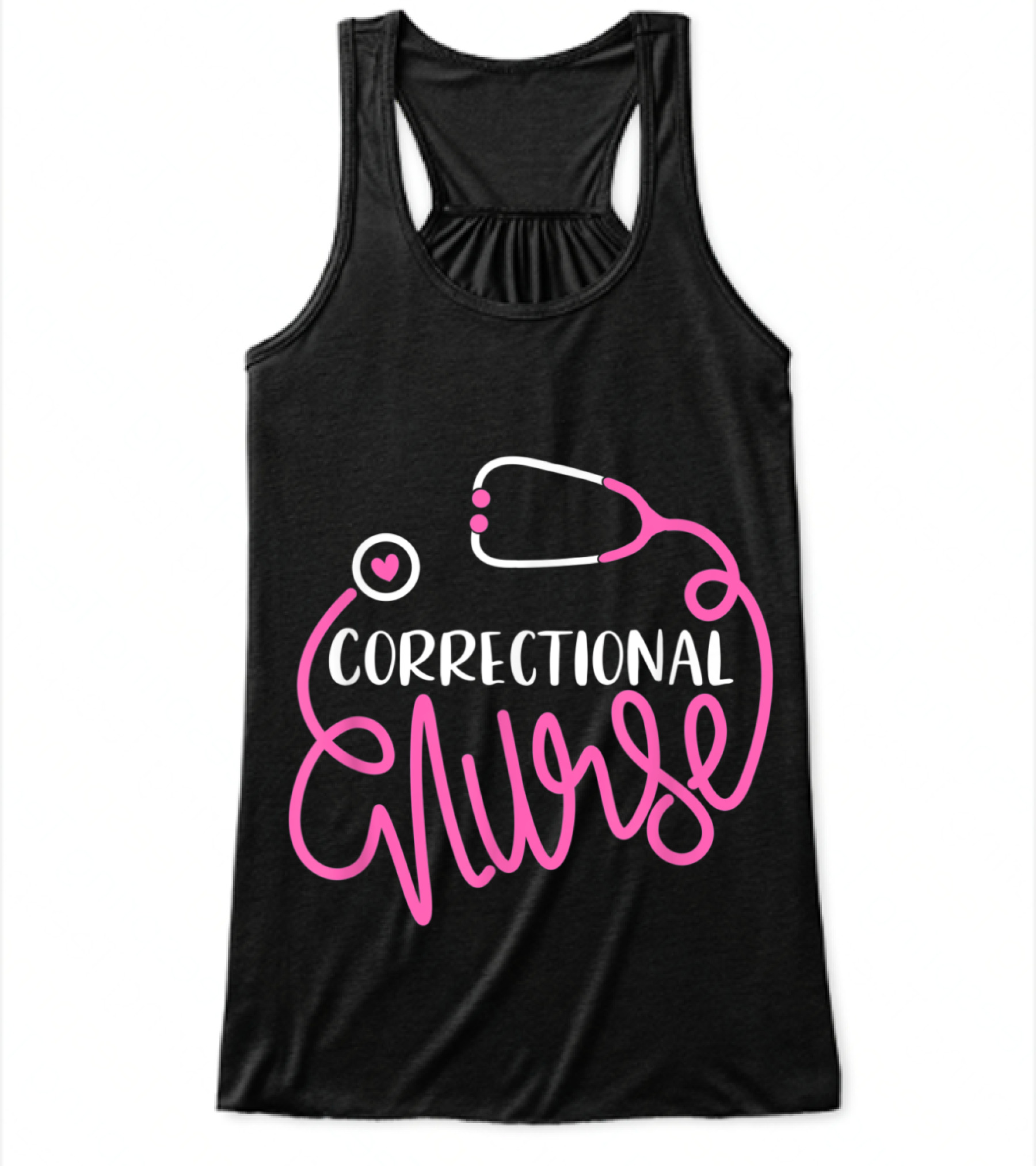 Correctional Nurse Funny Forensic Nur Flowy Tank Top