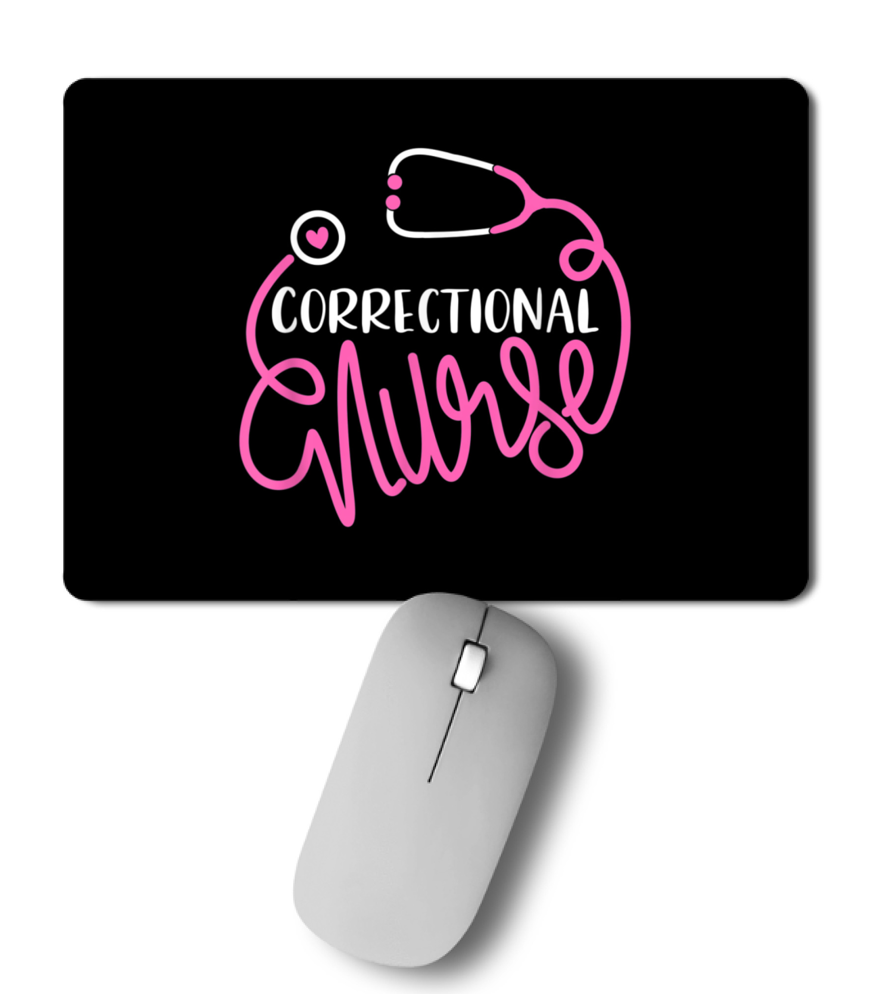 Correctional Nurse Funny Forensic Nur Mousepad