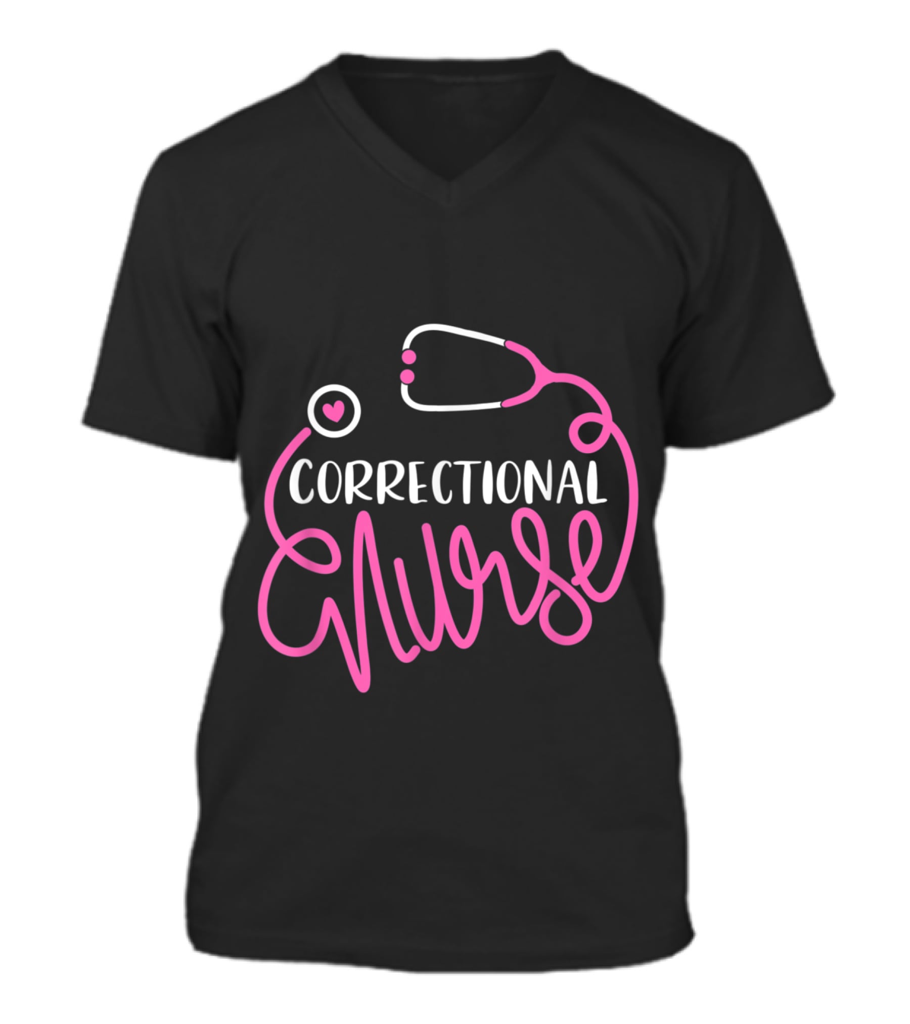Correctional Nurse Funny Forensic Nur V-Neck Unisex T-Shirt Correctional Nurse Funny Forensic Nur V-Neck Unisex T-Shirt