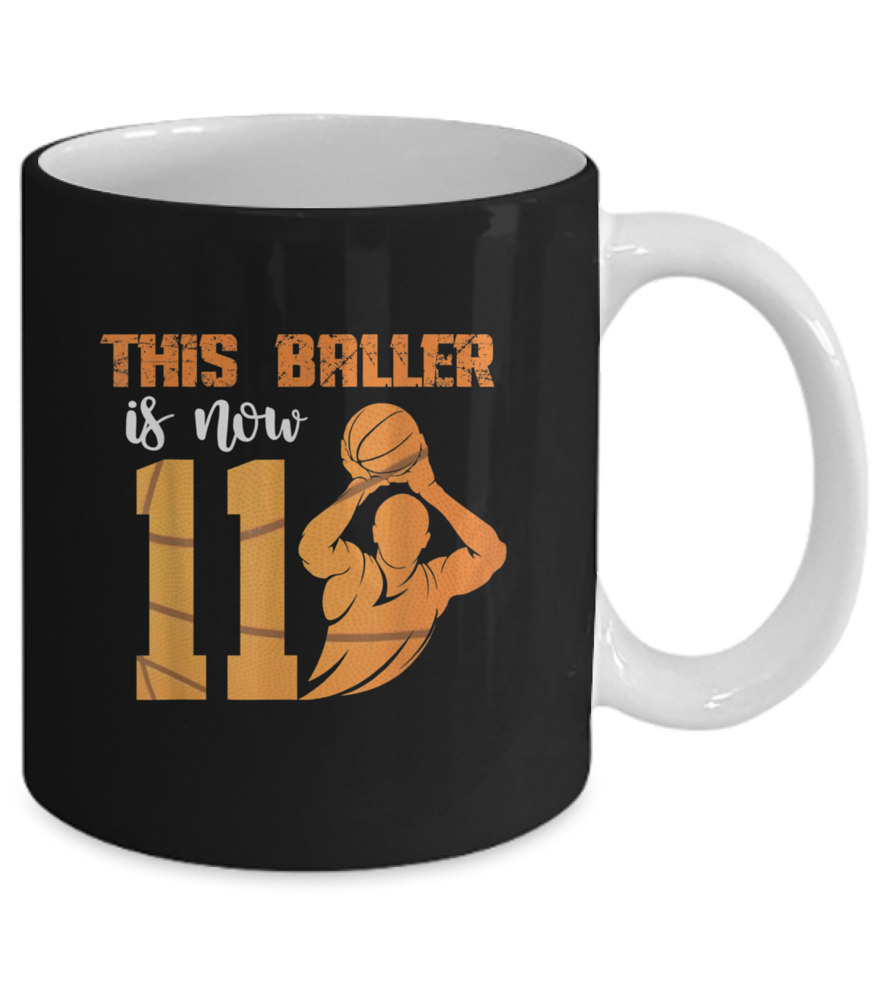 11th Birthday Basketball This Baller Mug