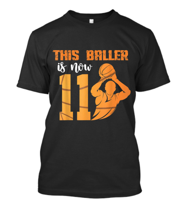 11th Birthday Basketball This Baller T-Shirt 11th Birthday Basketball This Baller T-Shirt