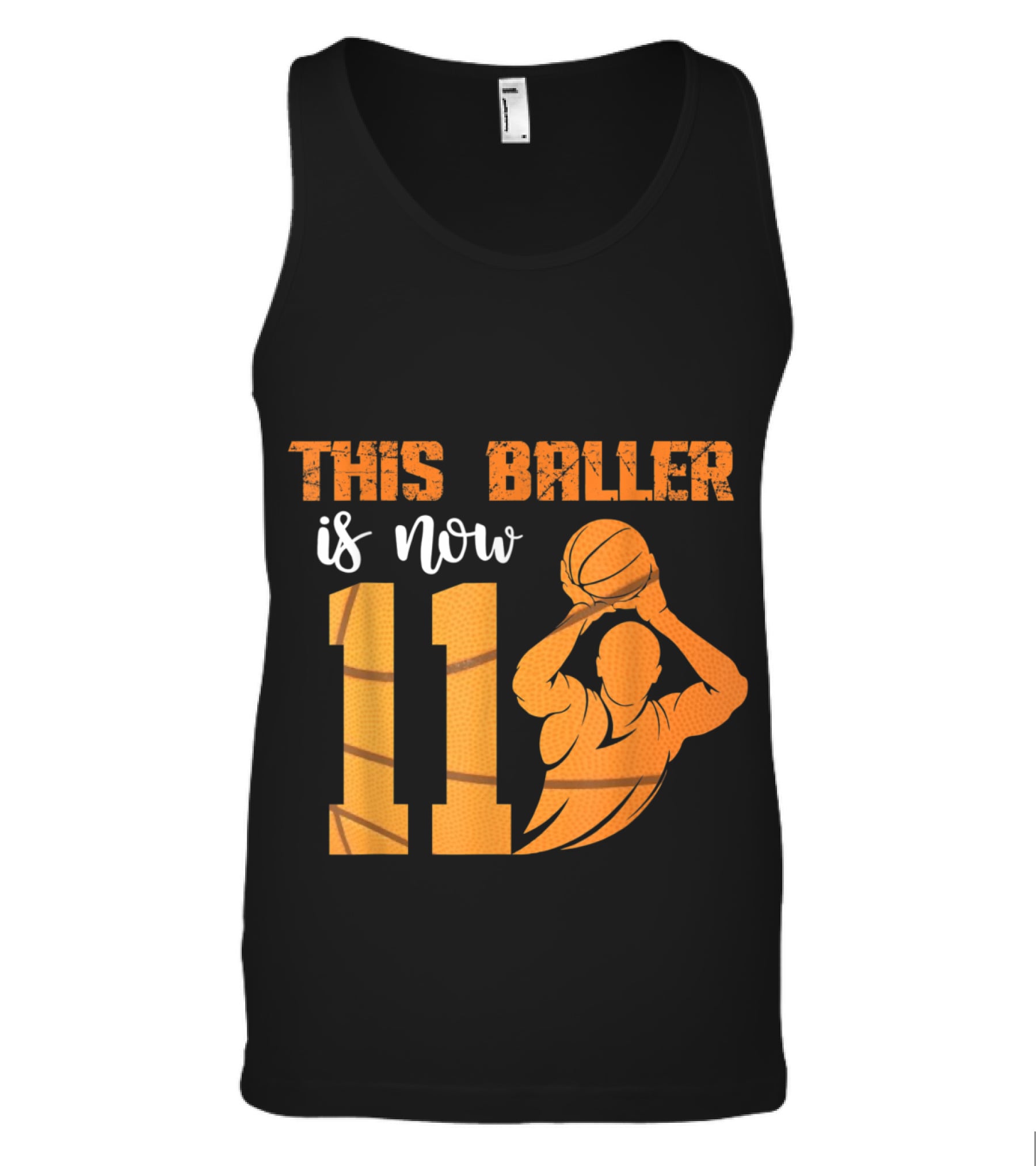 11th Birthday Basketball This Baller Tank Top 11th Birthday Basketball This Baller Tank Top
