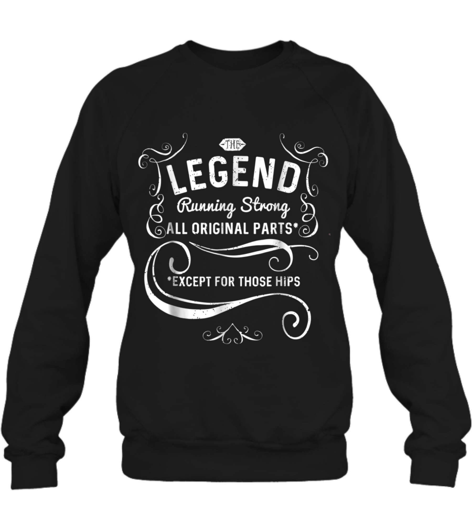 Original Parts Funny Both Hips Replaced Crewneck Sweatshirt