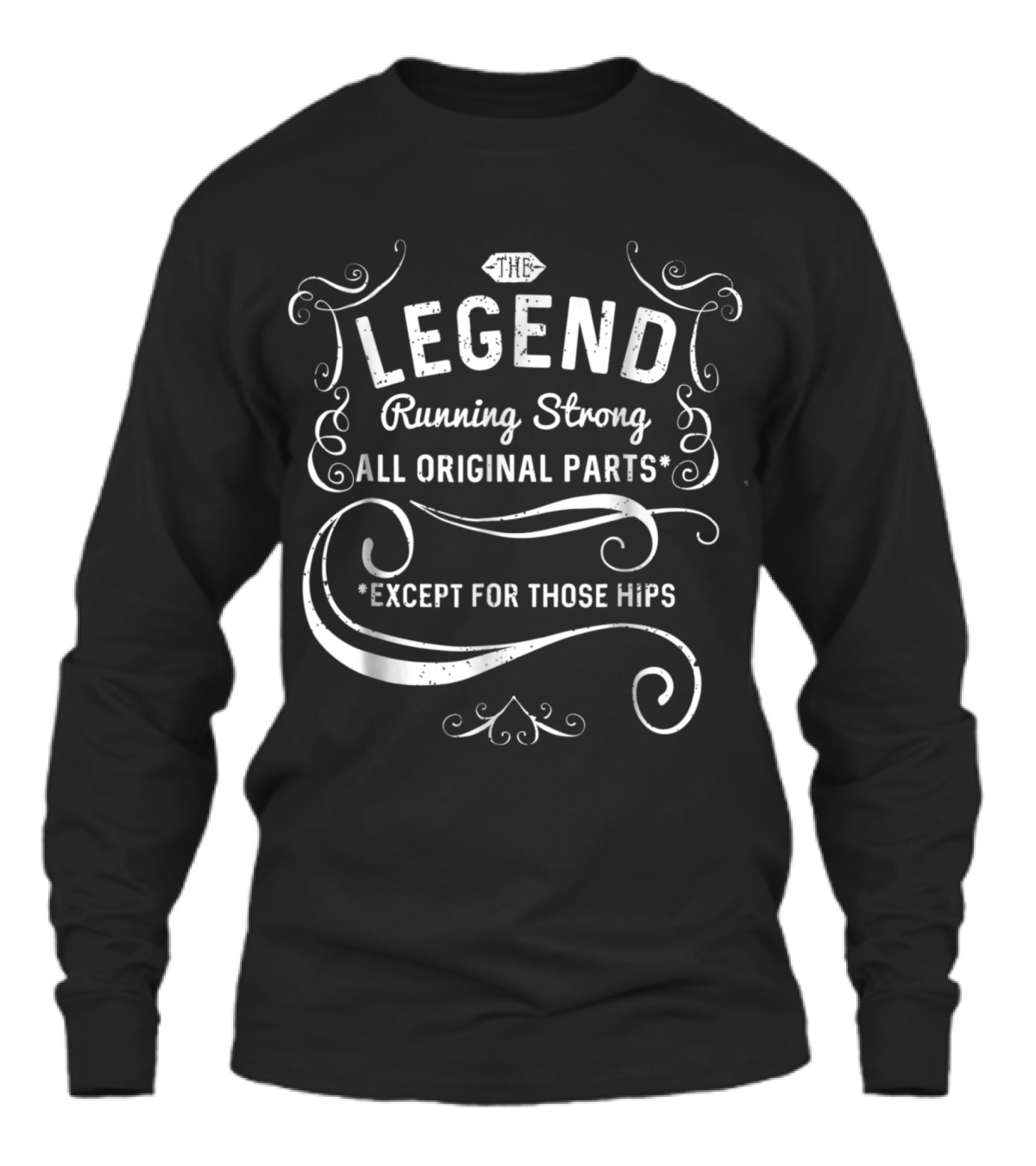Original Parts Funny Both Hips Replaced Unisex Long Sleeve Original Parts Funny Both Hips Replaced Unisex Long Sleeve