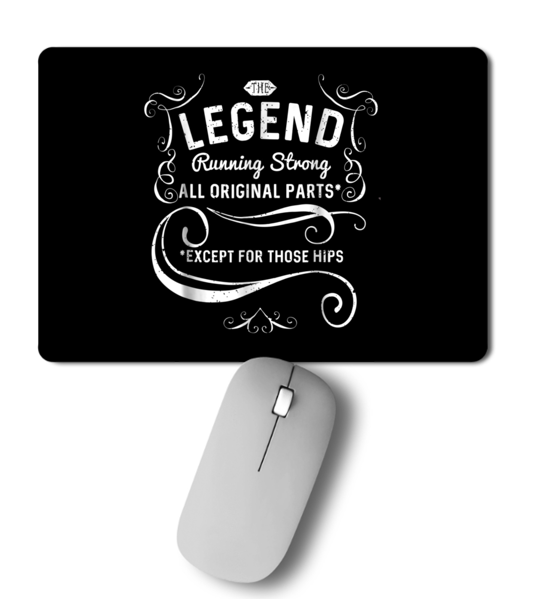 Original Parts Funny Both Hips Replaced Mousepad