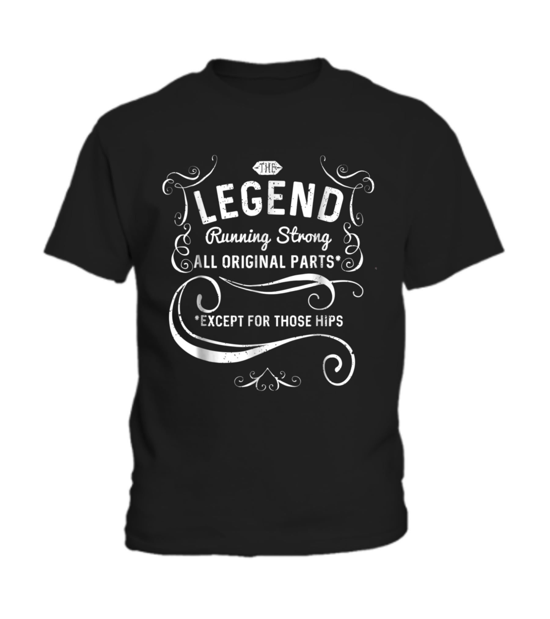 Original Parts Funny Both Hips Replaced Toddler T-Shirt Original Parts Funny Both Hips Replaced Toddler T-Shirt
