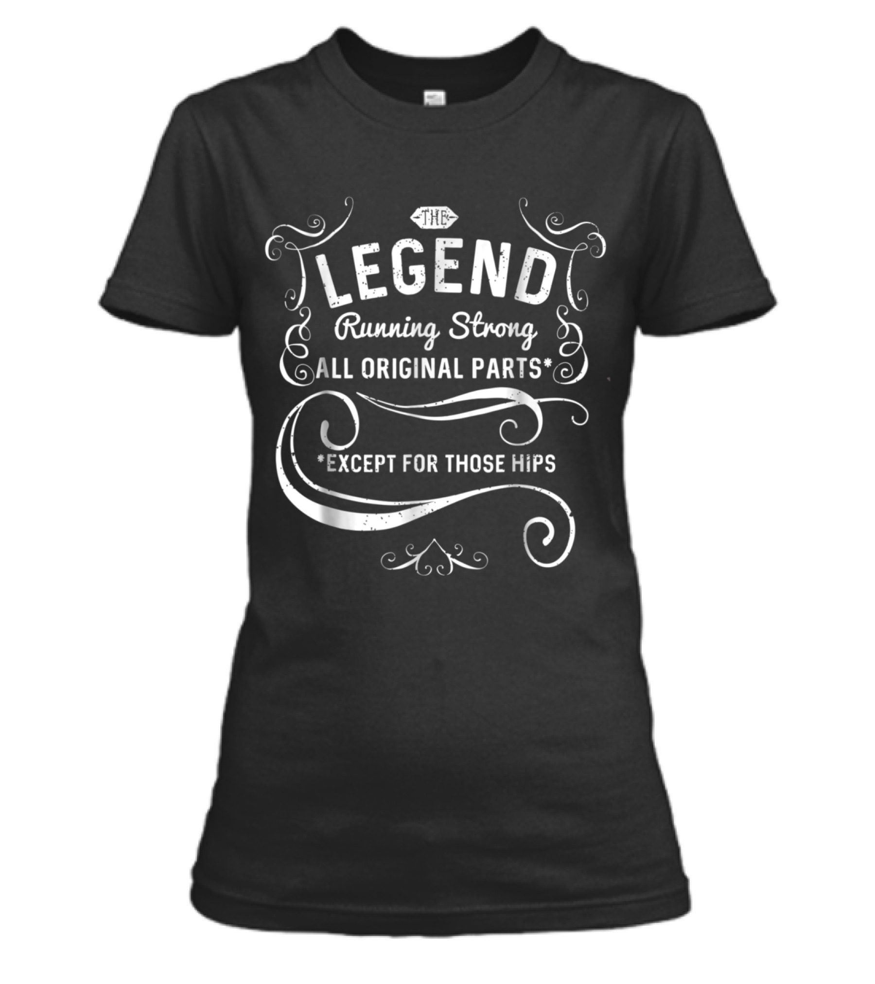 Original Parts Funny Both Hips Replaced Womens T-Shirt