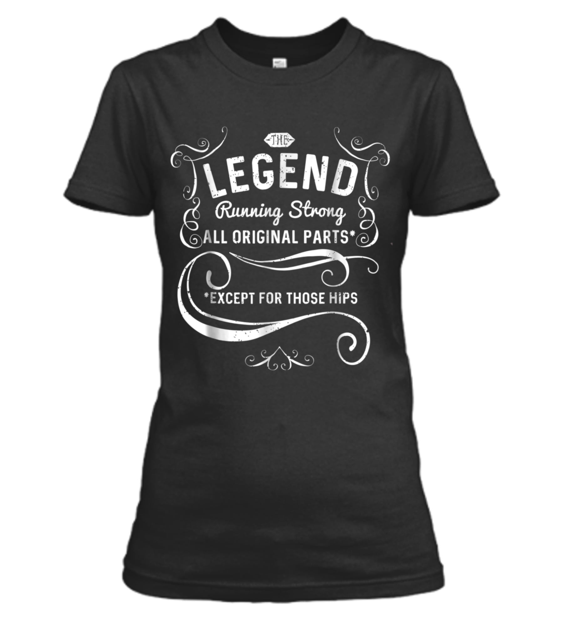 Original Parts Funny Both Hips Replaced Womens T-Shirt Original Parts Funny Both Hips Replaced Womens T-Shirt