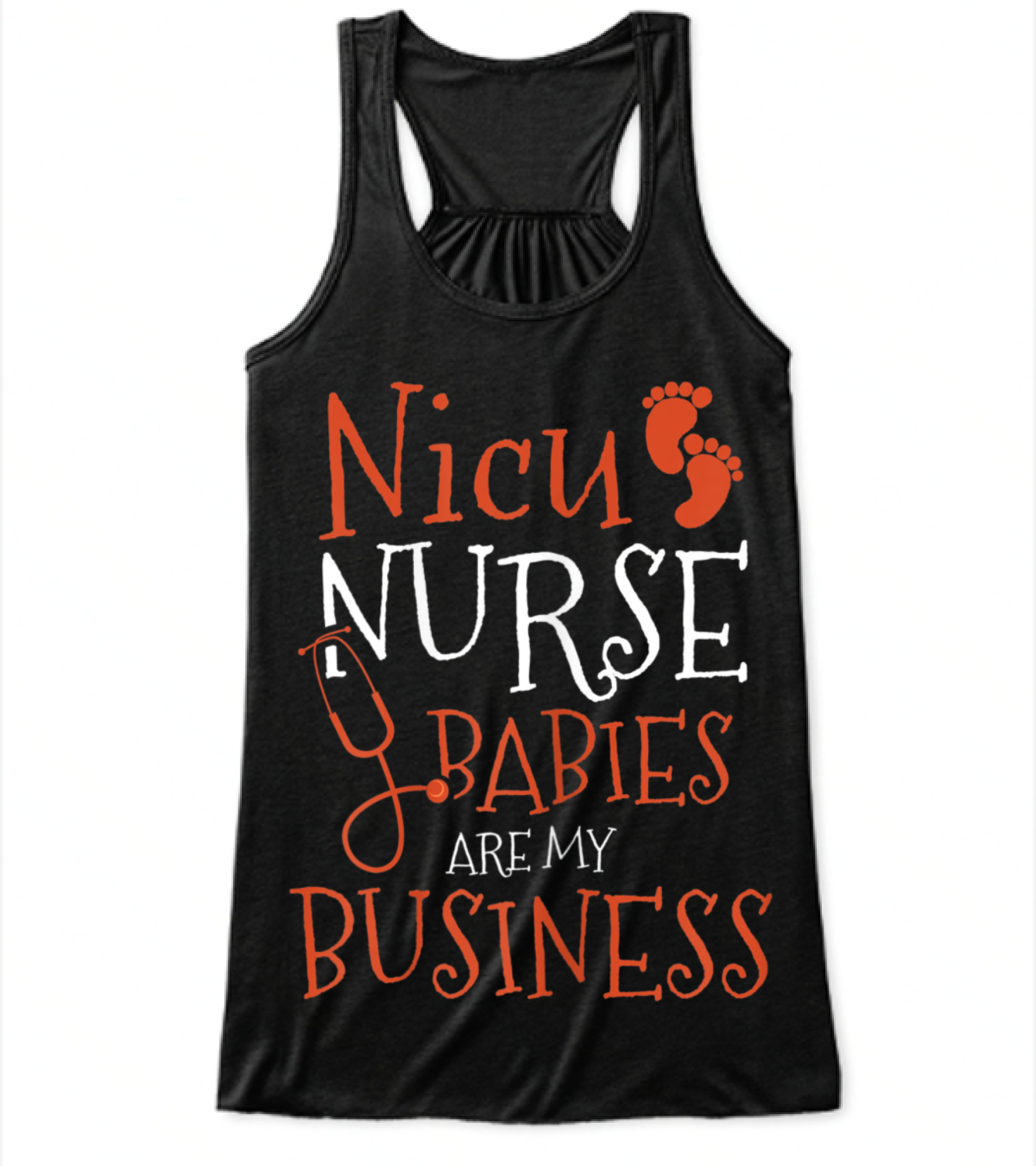 Womens Nicu Nurse Babies are my Bus Flowy Tank Top