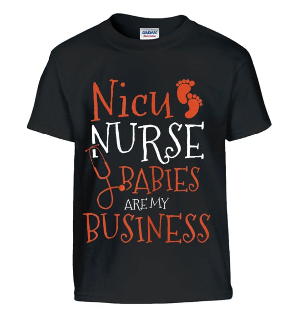 Womens Nicu Nurse Babies are my Bus Kids T-Shirt