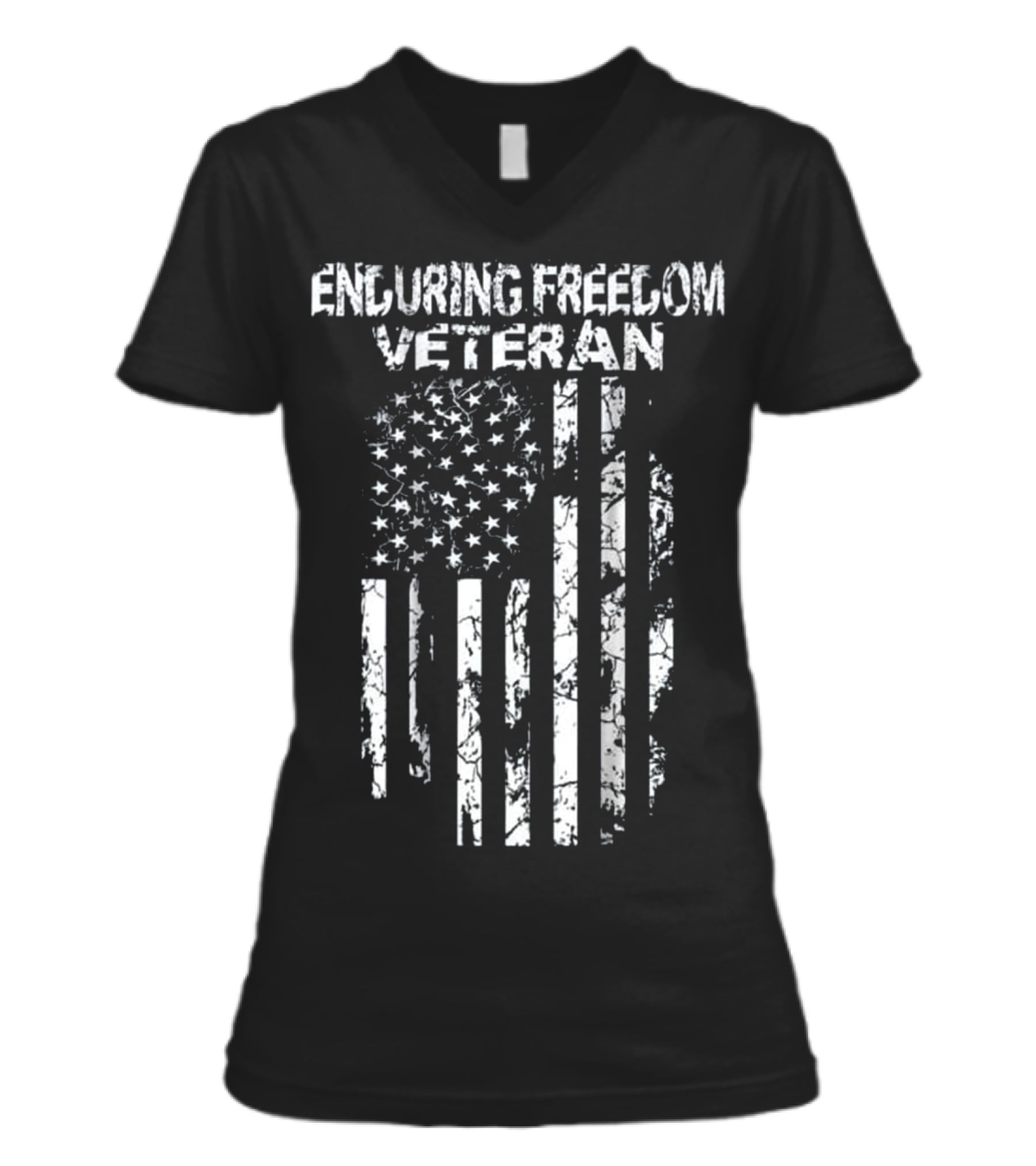 Military Veteran T s for Men - Enduri V-Neck Womens T-Shirt Military Veteran T s for Men - Enduri V-Neck Womens T-Shirt